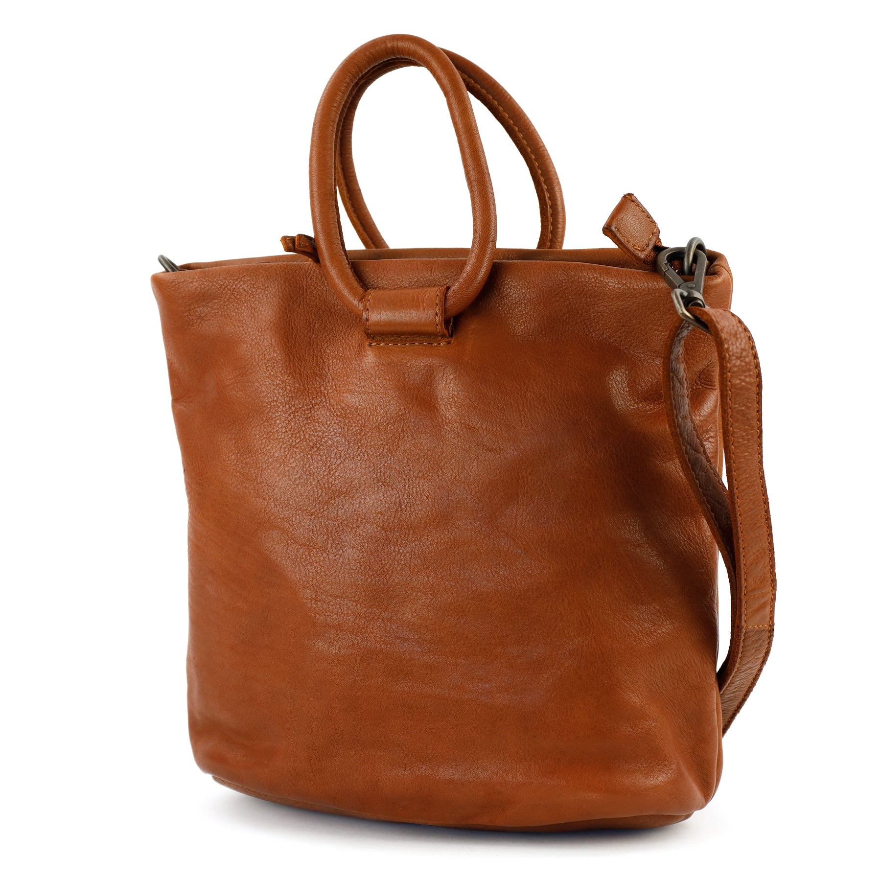 Hand-/schoudertasje 'Ank' cognac