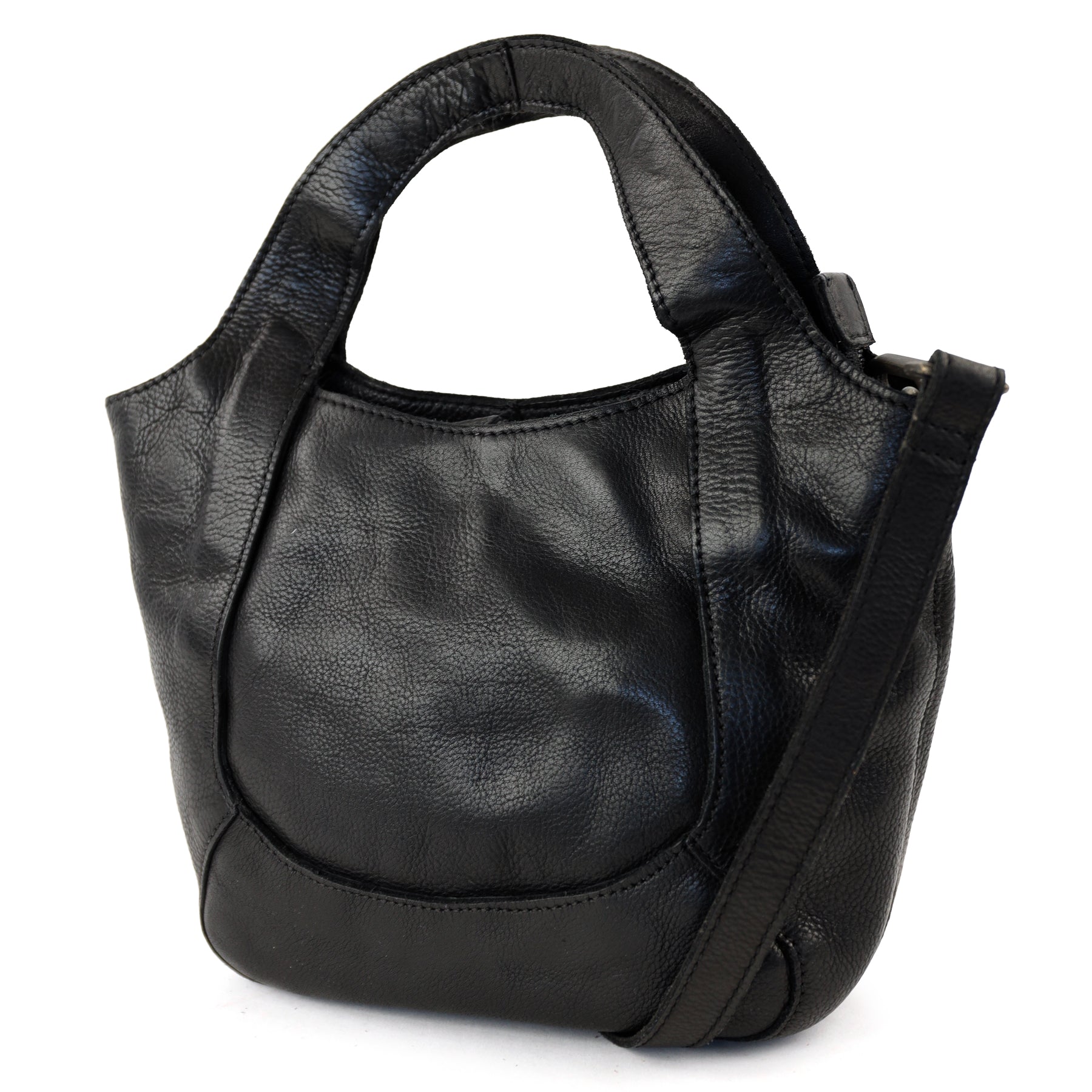 Small hand/shoulder bag 'Carol' black