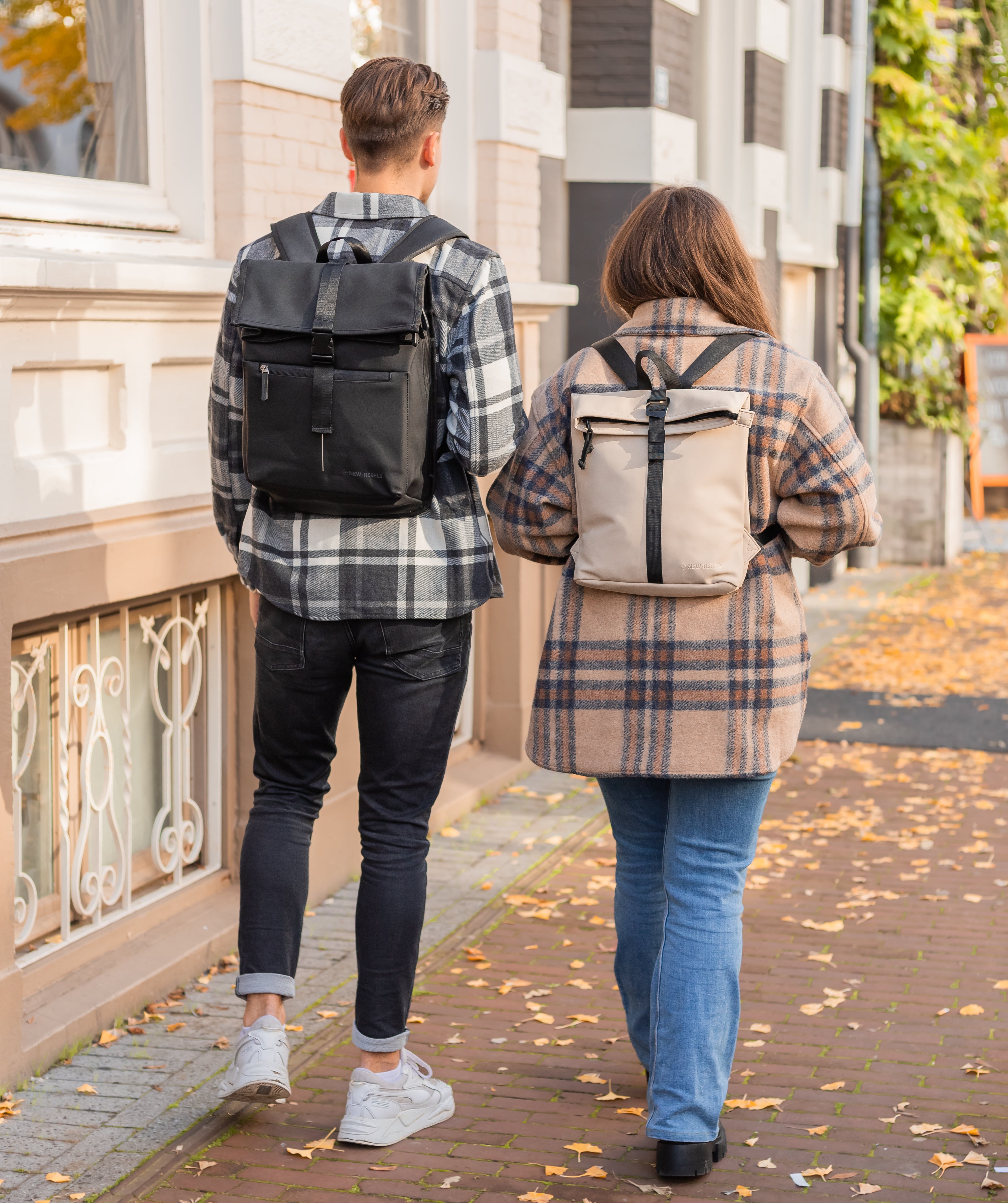 Water-repellent backpack 'Mart' mini 9L beige