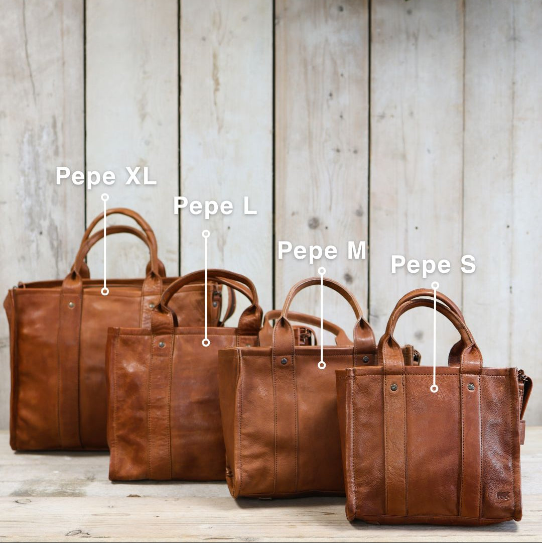 Mini tote bag 'Pepe' S taupe