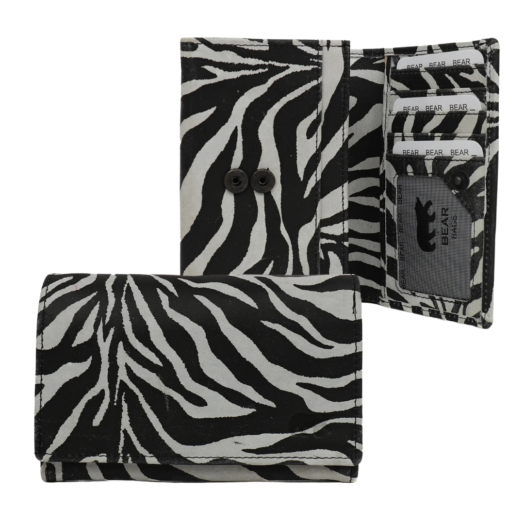 Wrap wallet 'Sweety' zebra