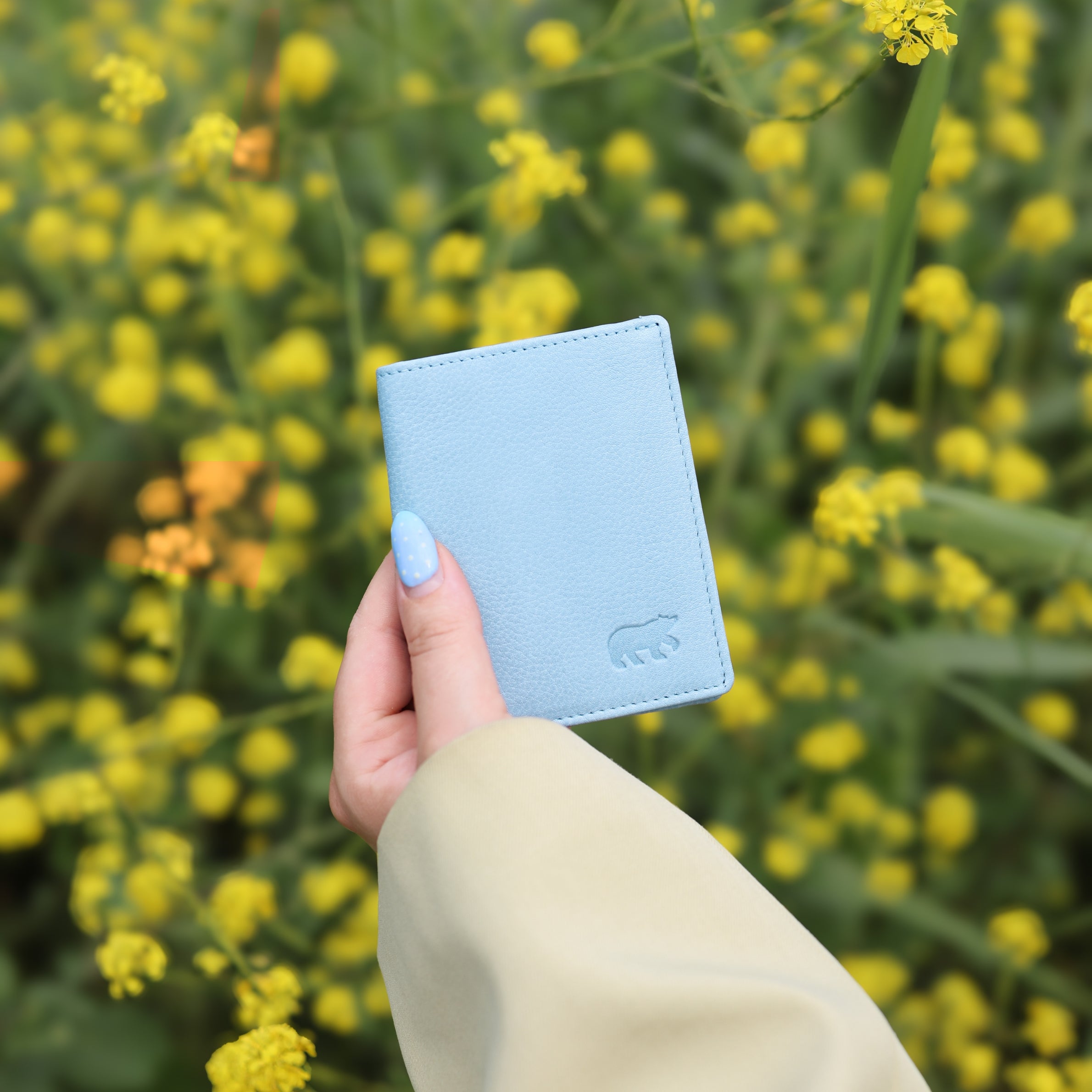 RFID Pasjeshouder met briefgeldvak 'Cas' sky