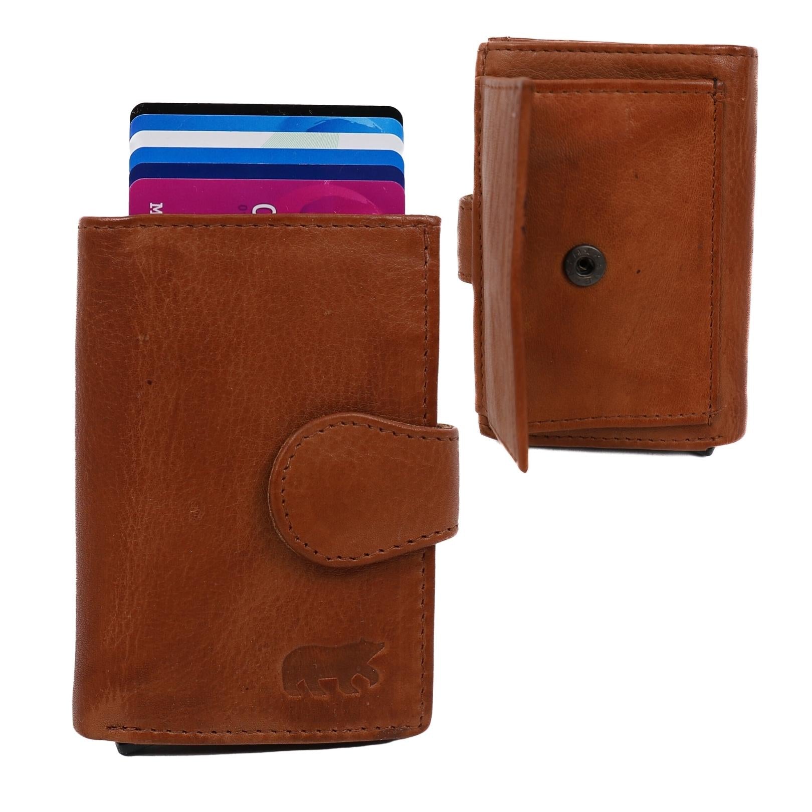 Card holder 'Evie' cognac