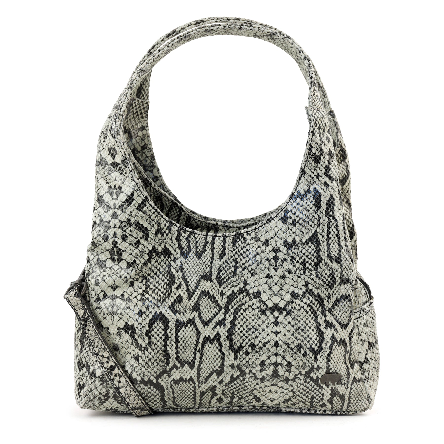 Hand-/schoudertasje 'Vittoria' snake grey