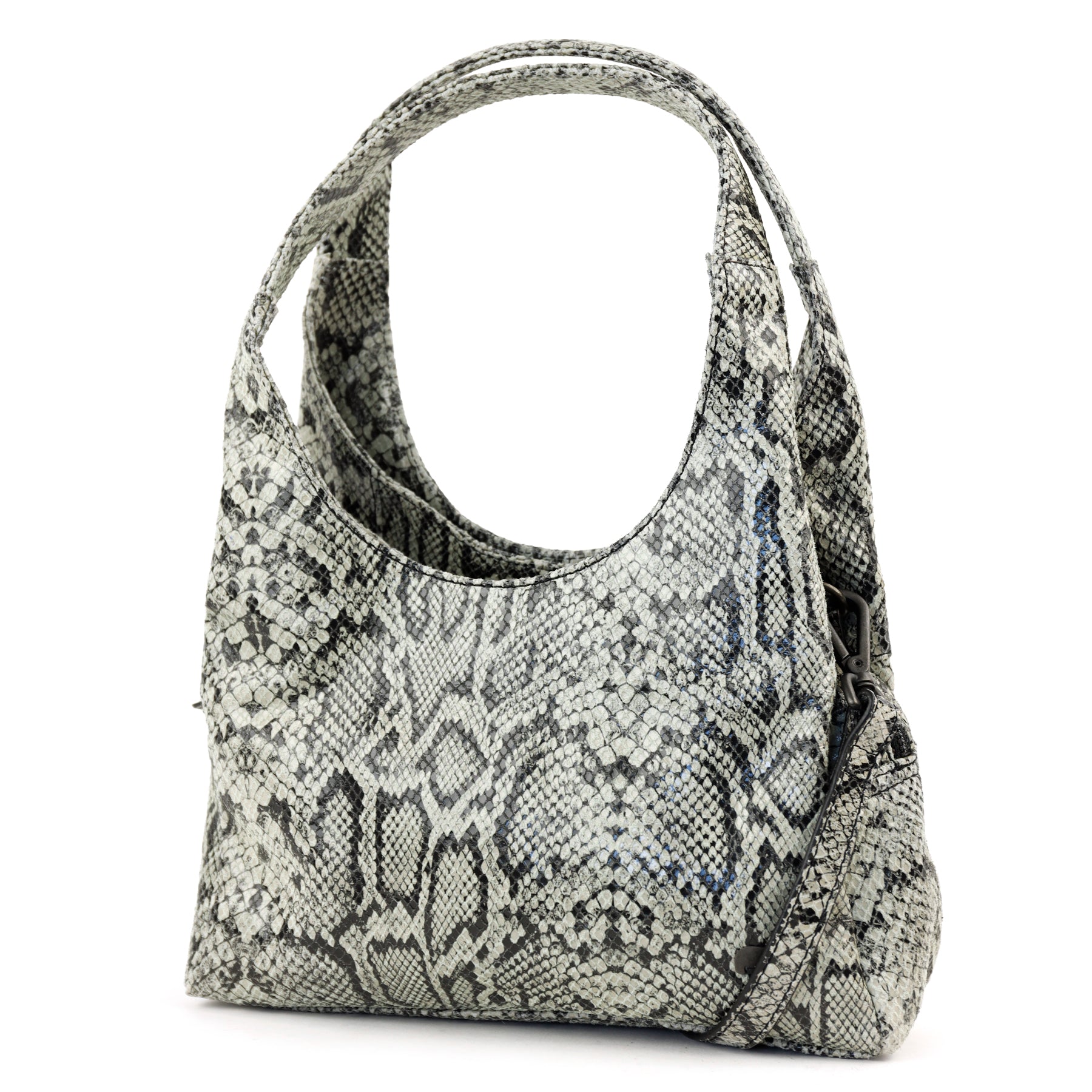 Hand-/schoudertasje 'Vittoria' snake grey