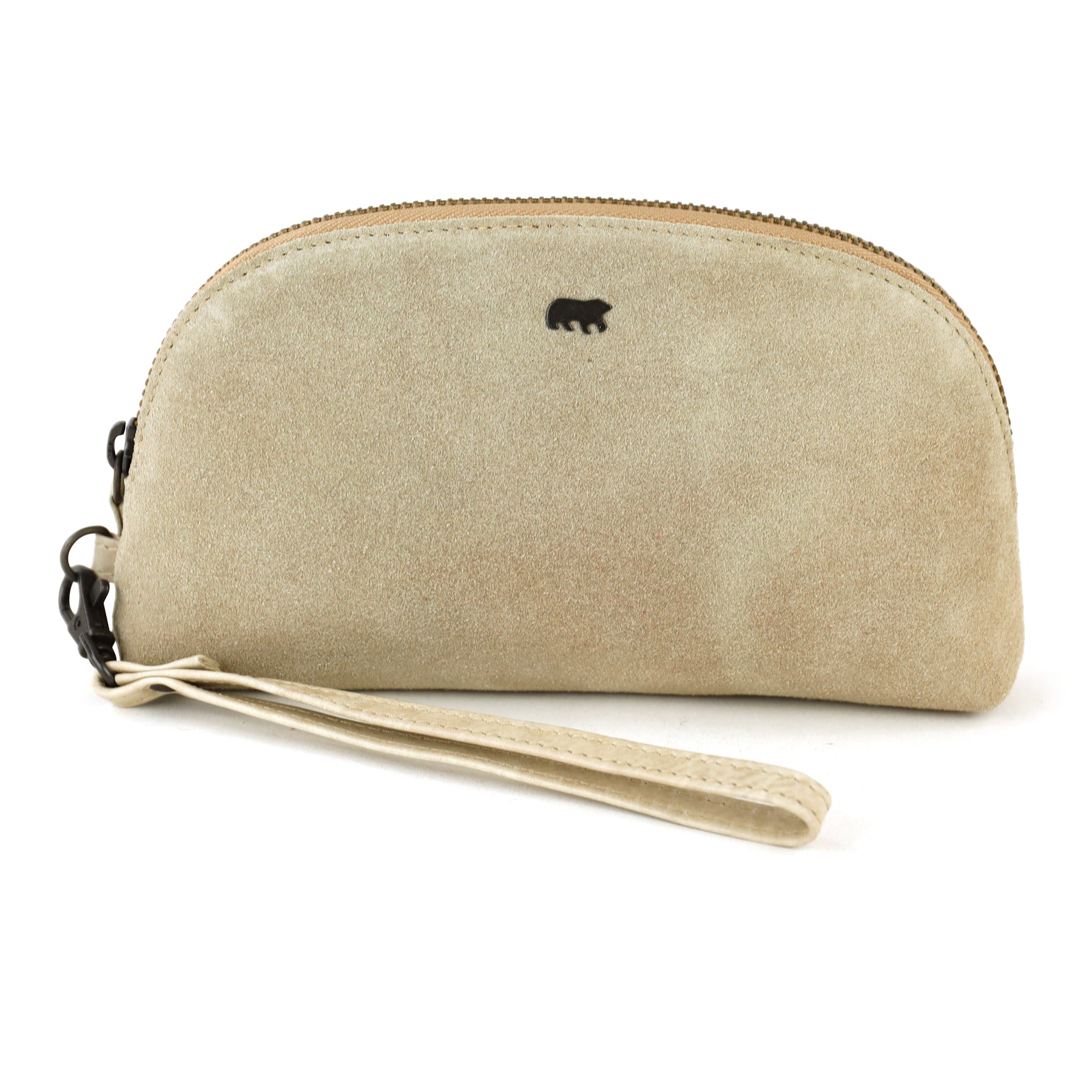 Etui/make-up tasje 'Jessie' suede beige