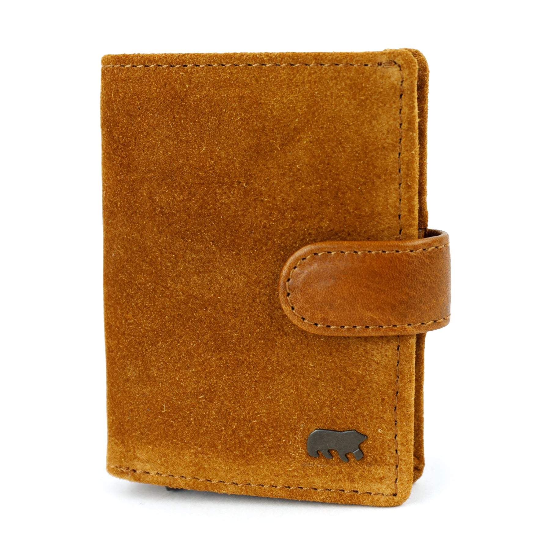 Suède RFID Pasjeshouder 'Bobby' cognac