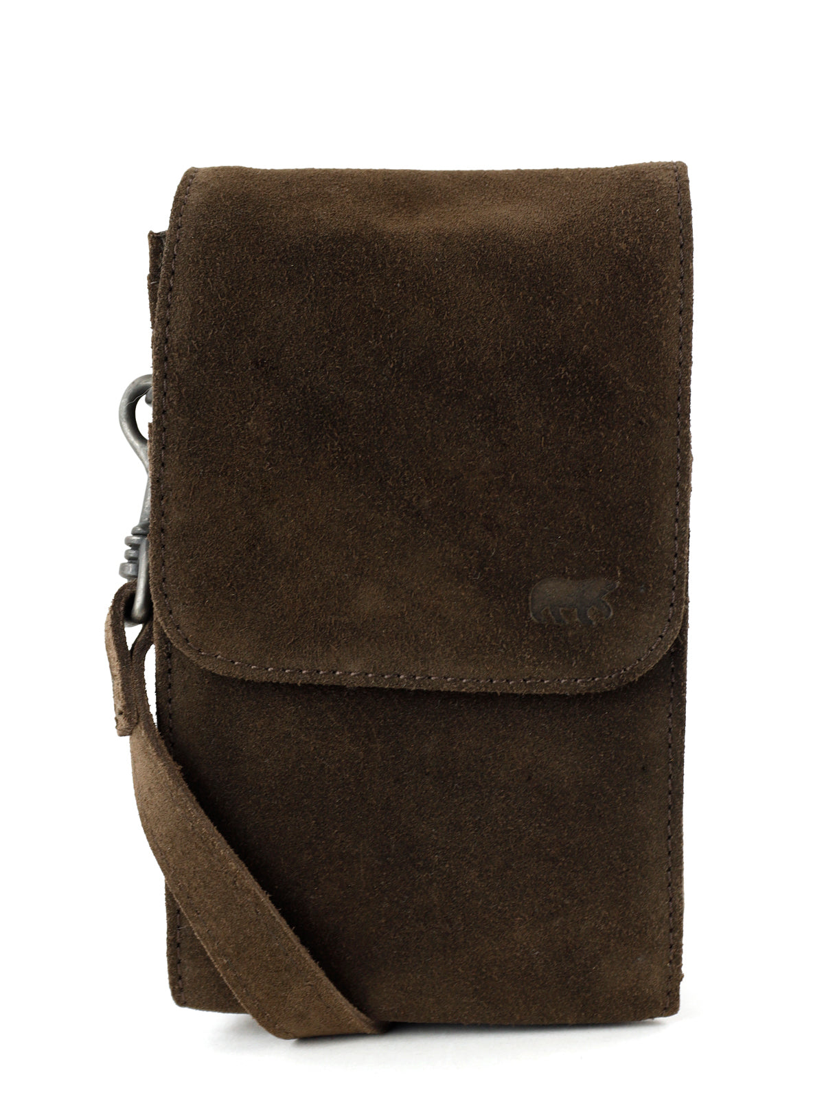 Shop the BEAR suede shoulder bag 'Robbie' in brown here