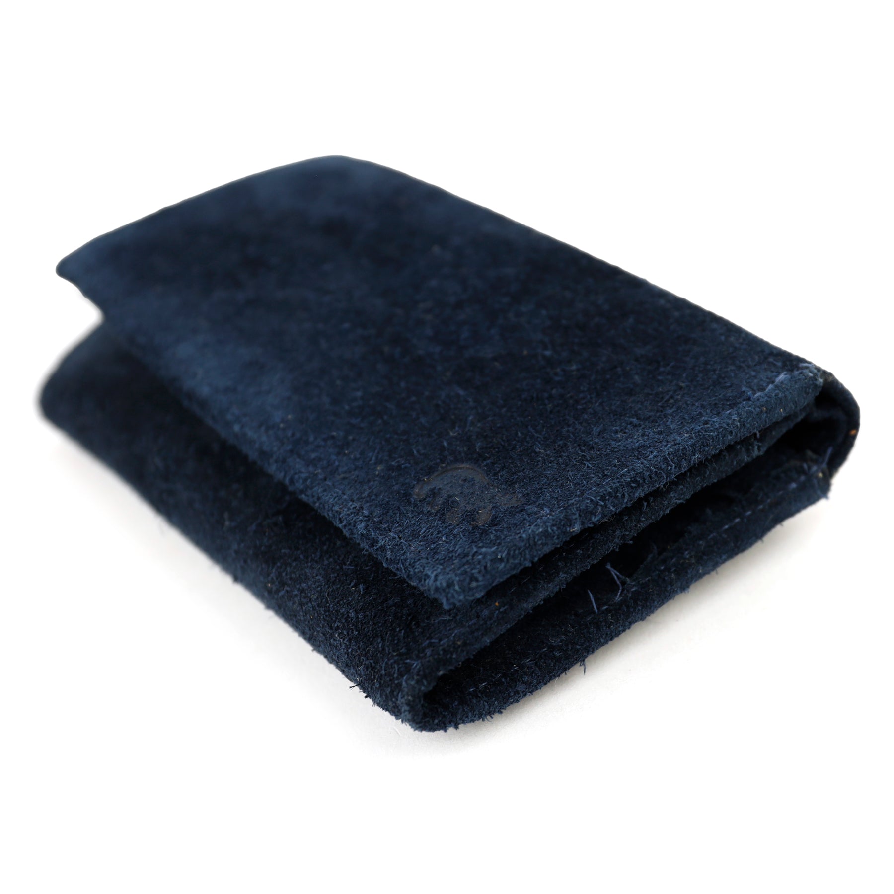 Suede RFID Wrap wallet 'Sweety' XL dark blue