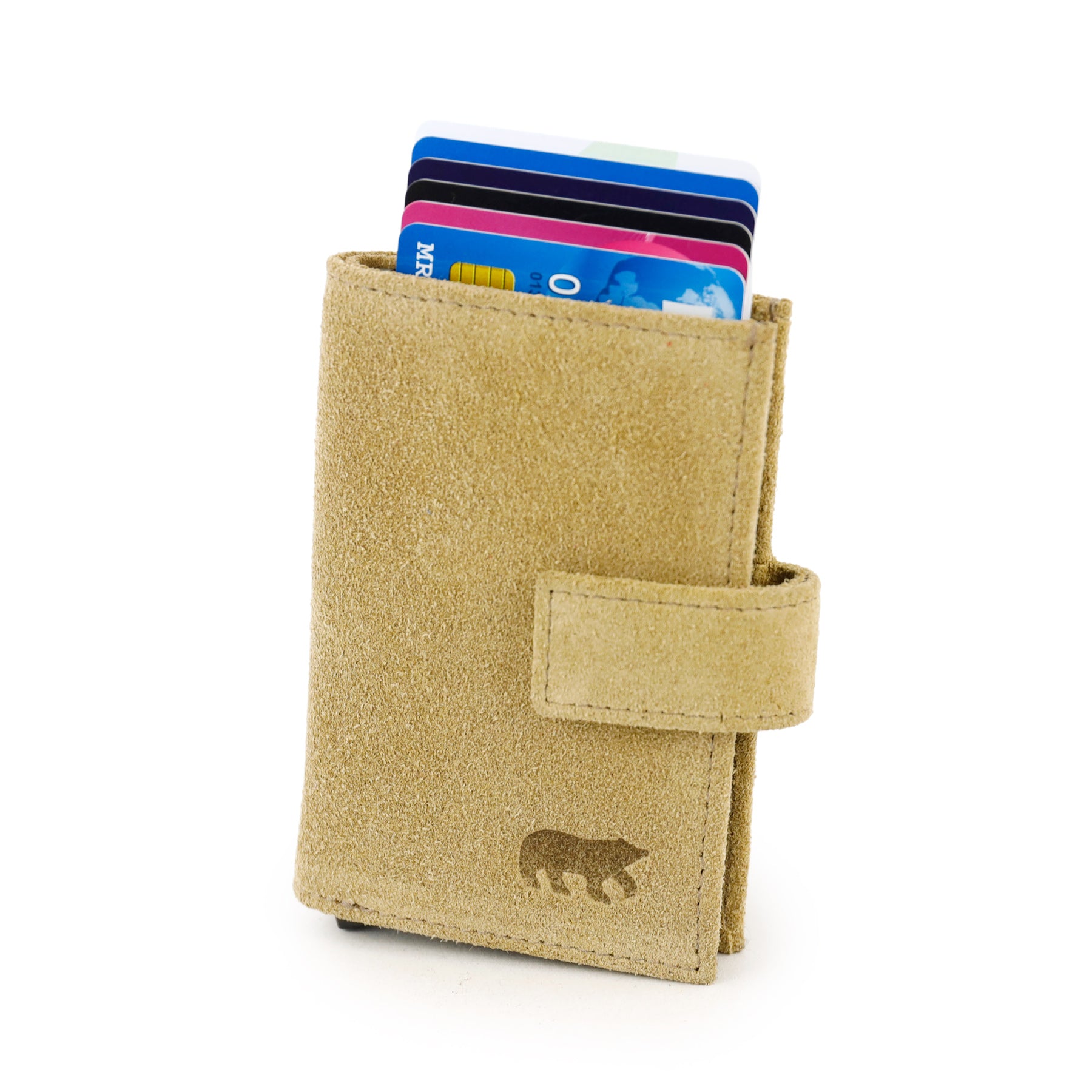 Suède RFID Pasjeshouder 'Elsie' bisquit