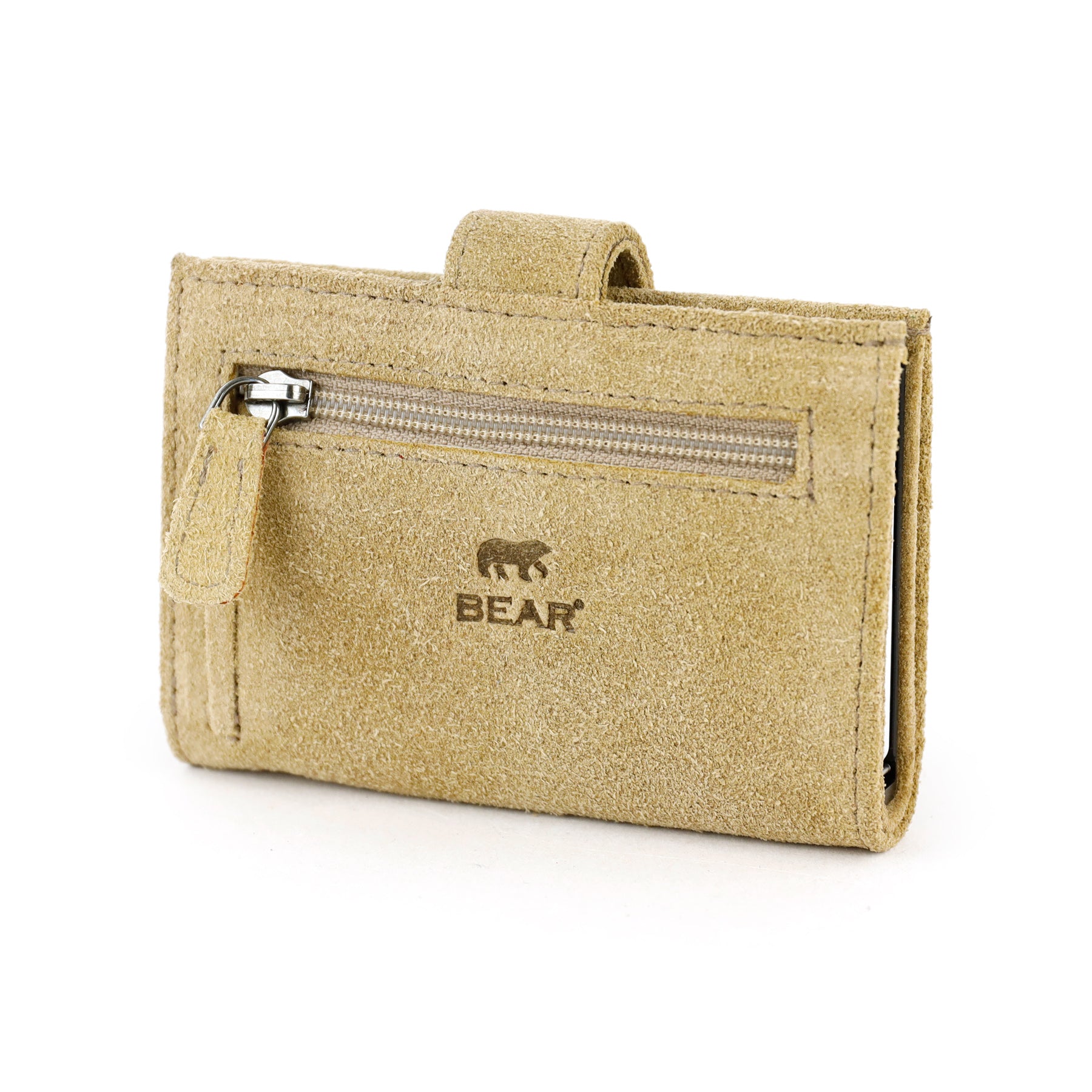 Suede RFID Card holder 'Elsie' bisquit