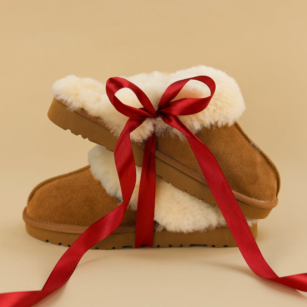 Slippers 'Teddy' beige