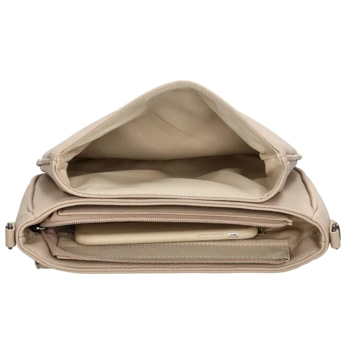 Mulberry Street - Handtas beige