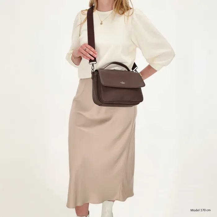 Mulberry Street - Handtas donkerbruin