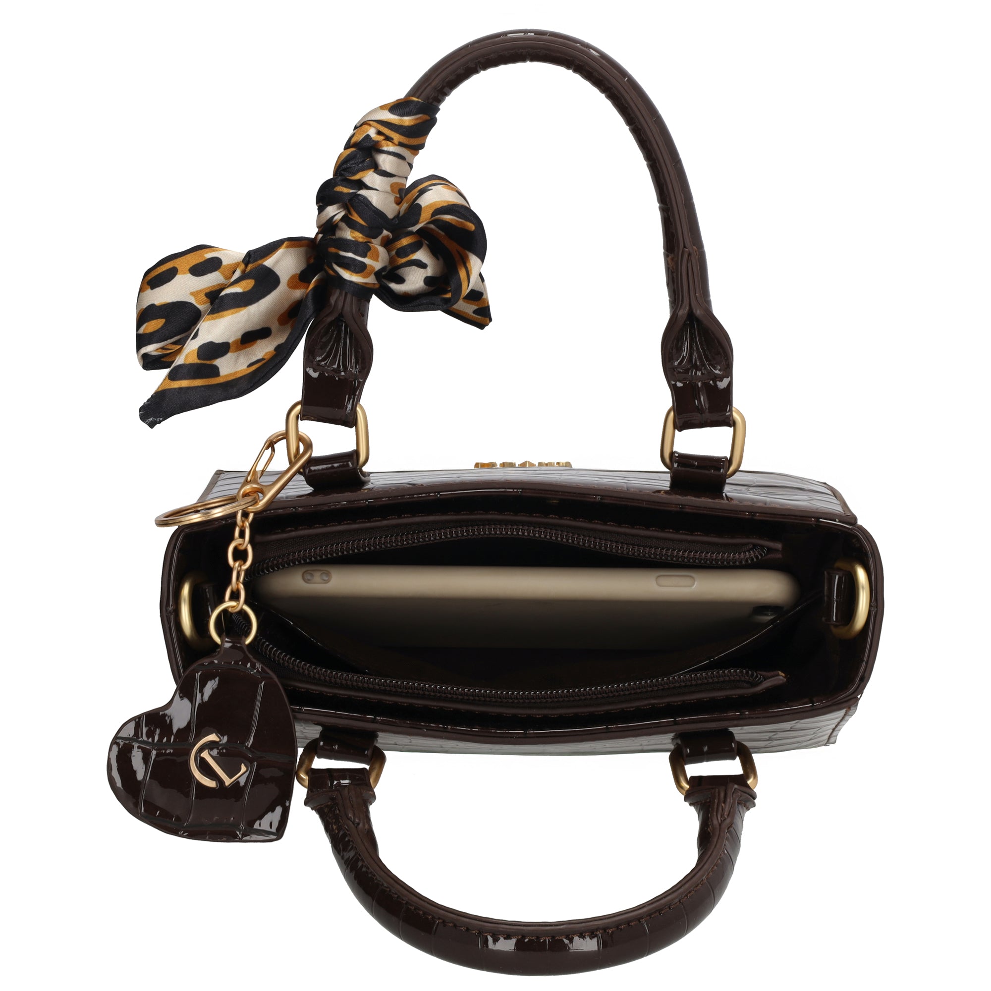 Knightsbridge Handtas donkerbruin