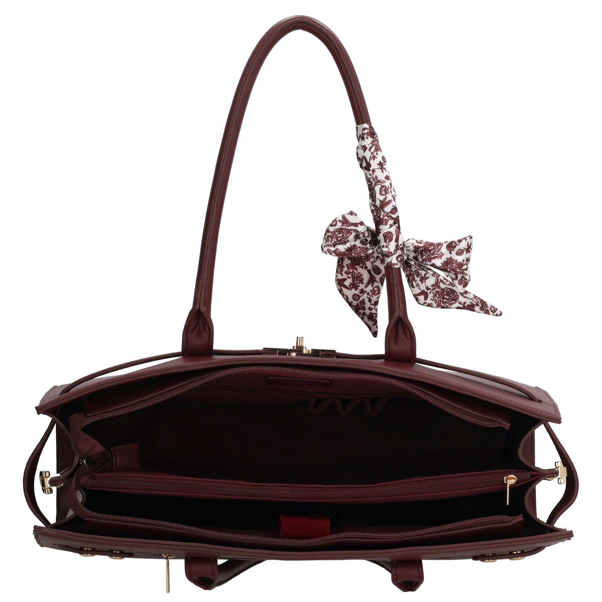 The Hamptons - Laptoptas 15.6” bordeaux