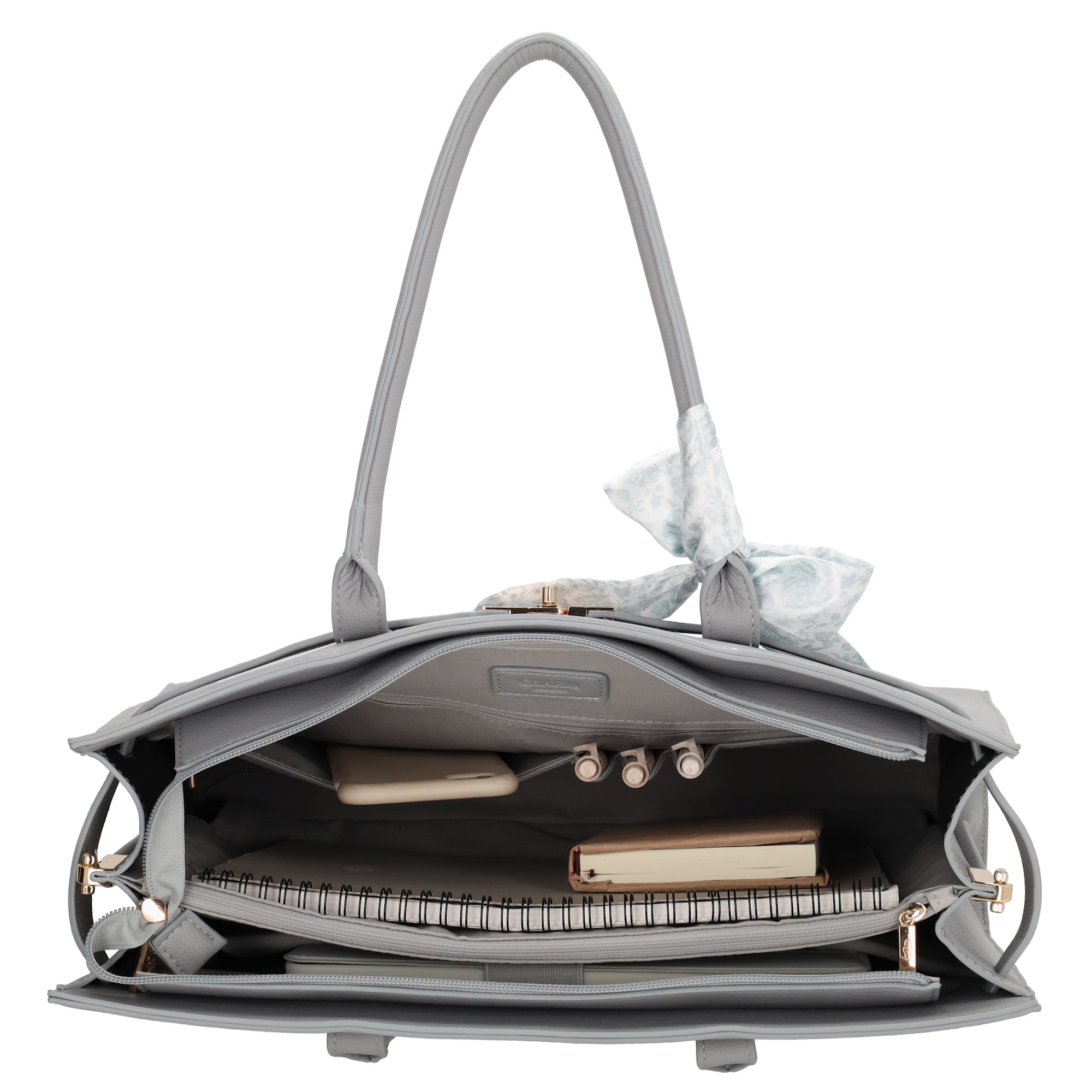 The Hamptons Laptoptas 15.6 inch lichtblauw