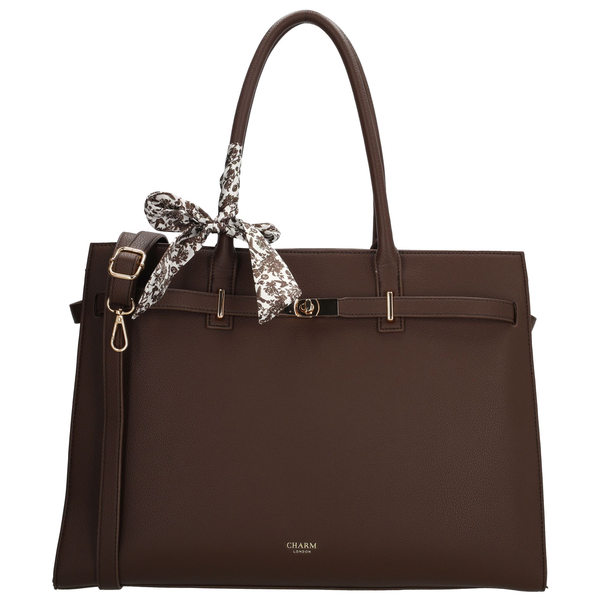 The Hamptons - Laptoptas 15.6” donkerbruin