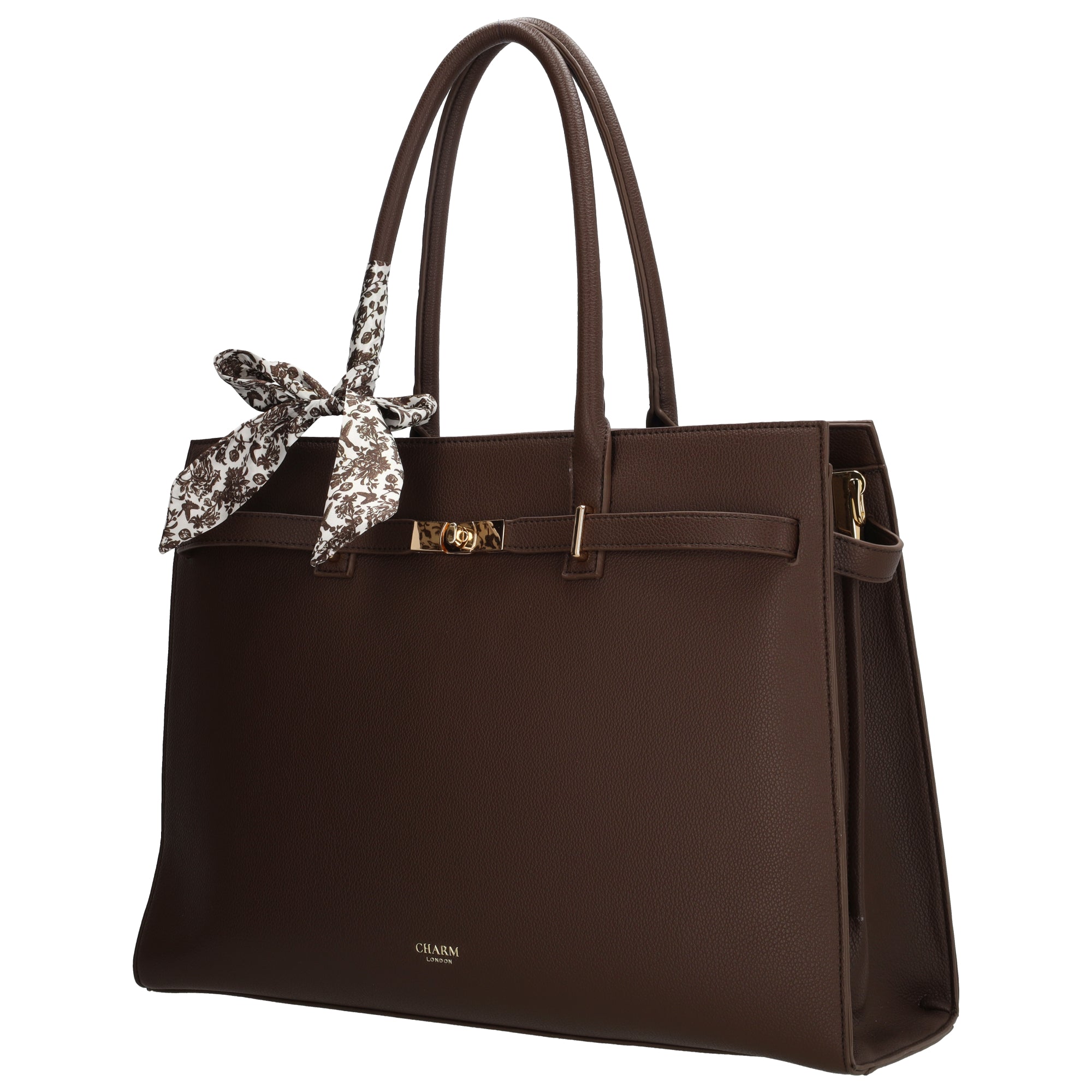 The Hamptons - Laptoptas 15.6” donkerbruin
