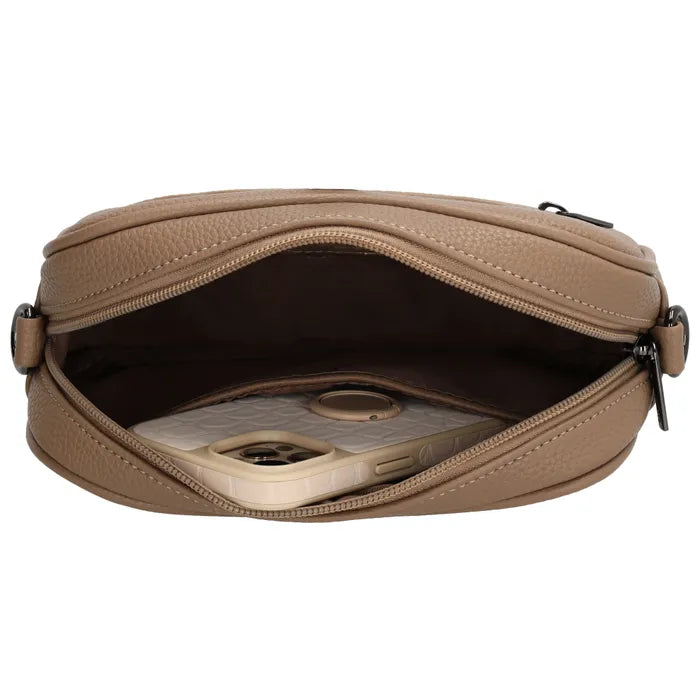 Mulberry Street Crossbody tas S taupe