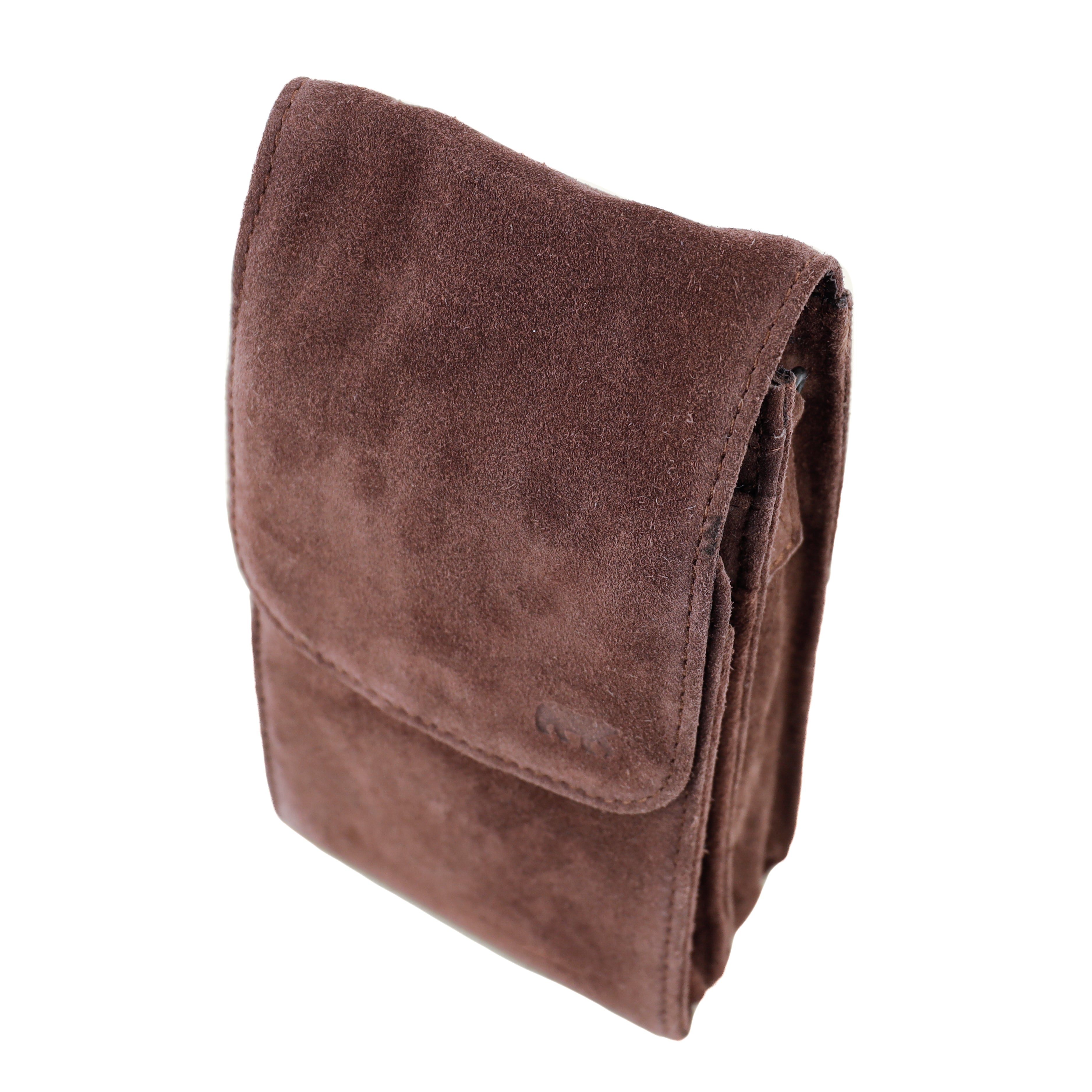 Suède schoudertasje 'Robbie' 2.0 choco