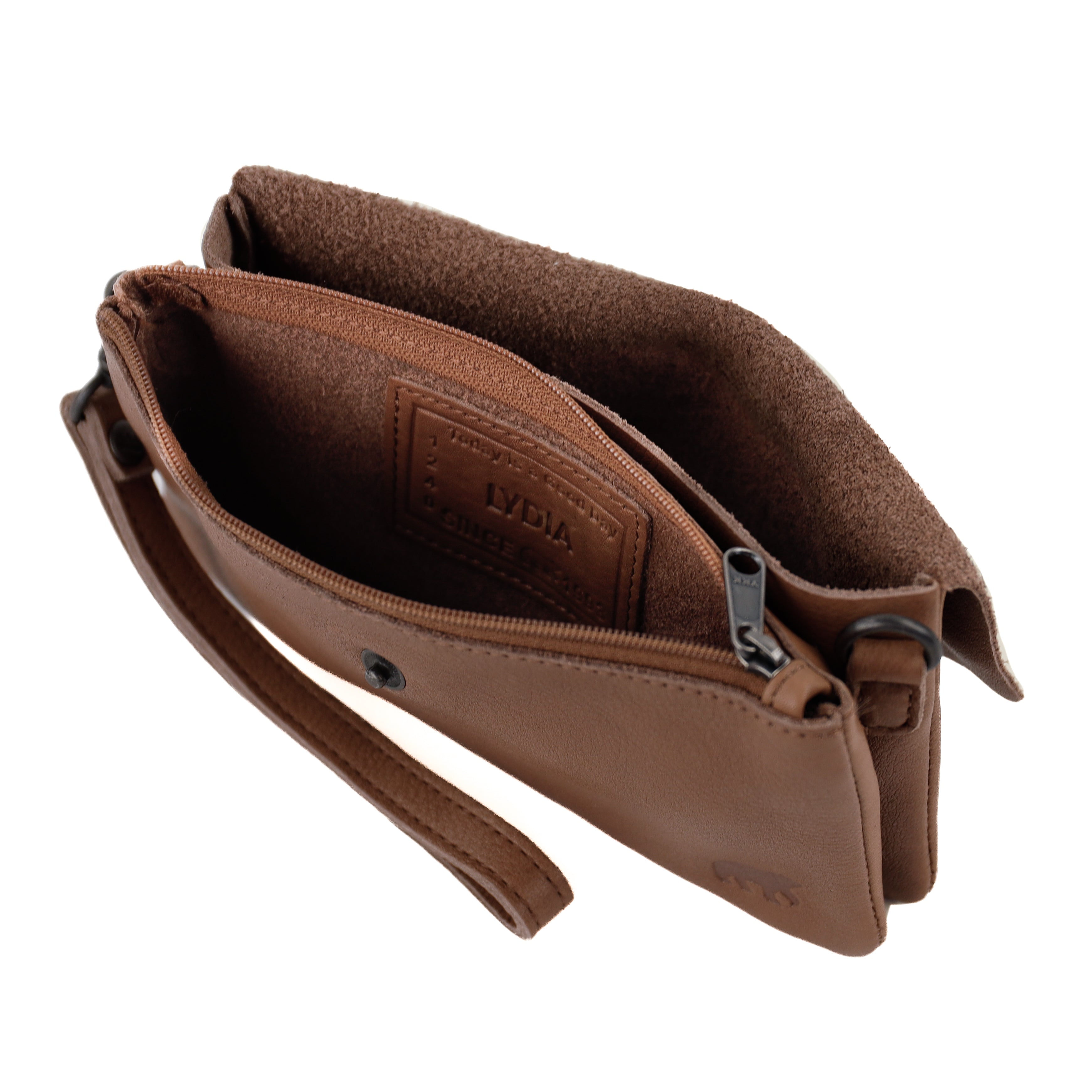 Clutch/mini schoudertasje 'Lydia' antler