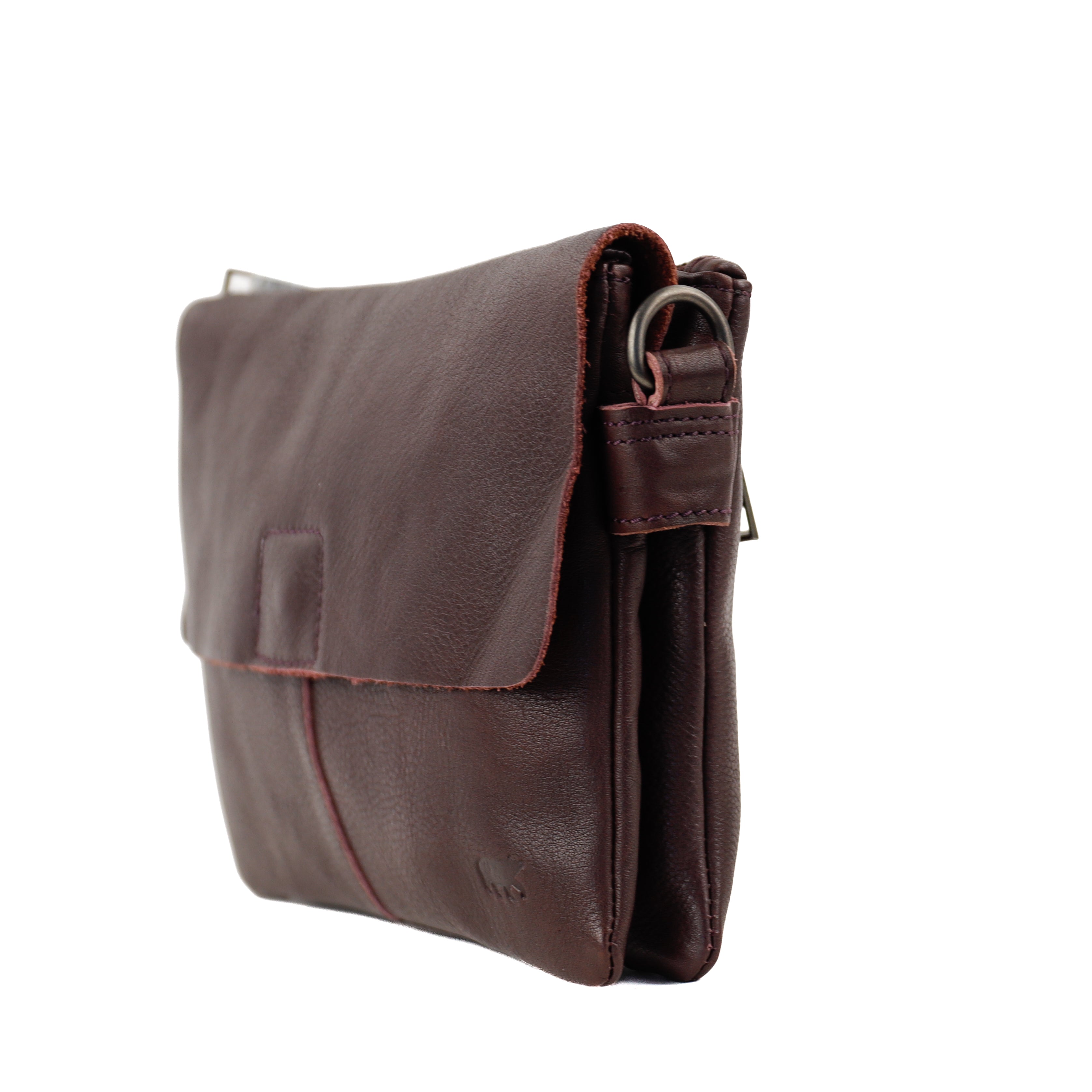 Schoudertasje met flap 'Billy' bordeaux