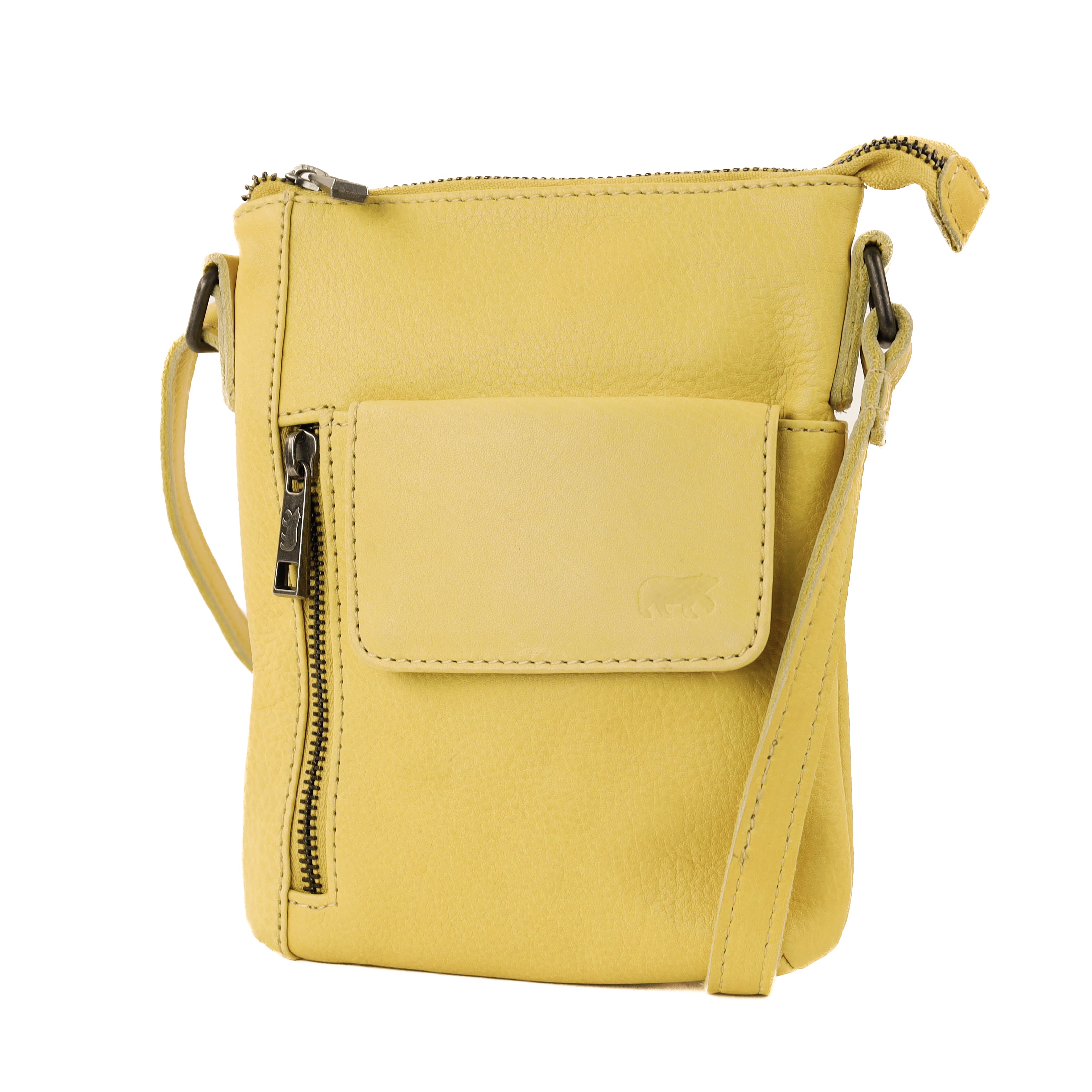 Schoudertasje 'Davide' butter yellow
