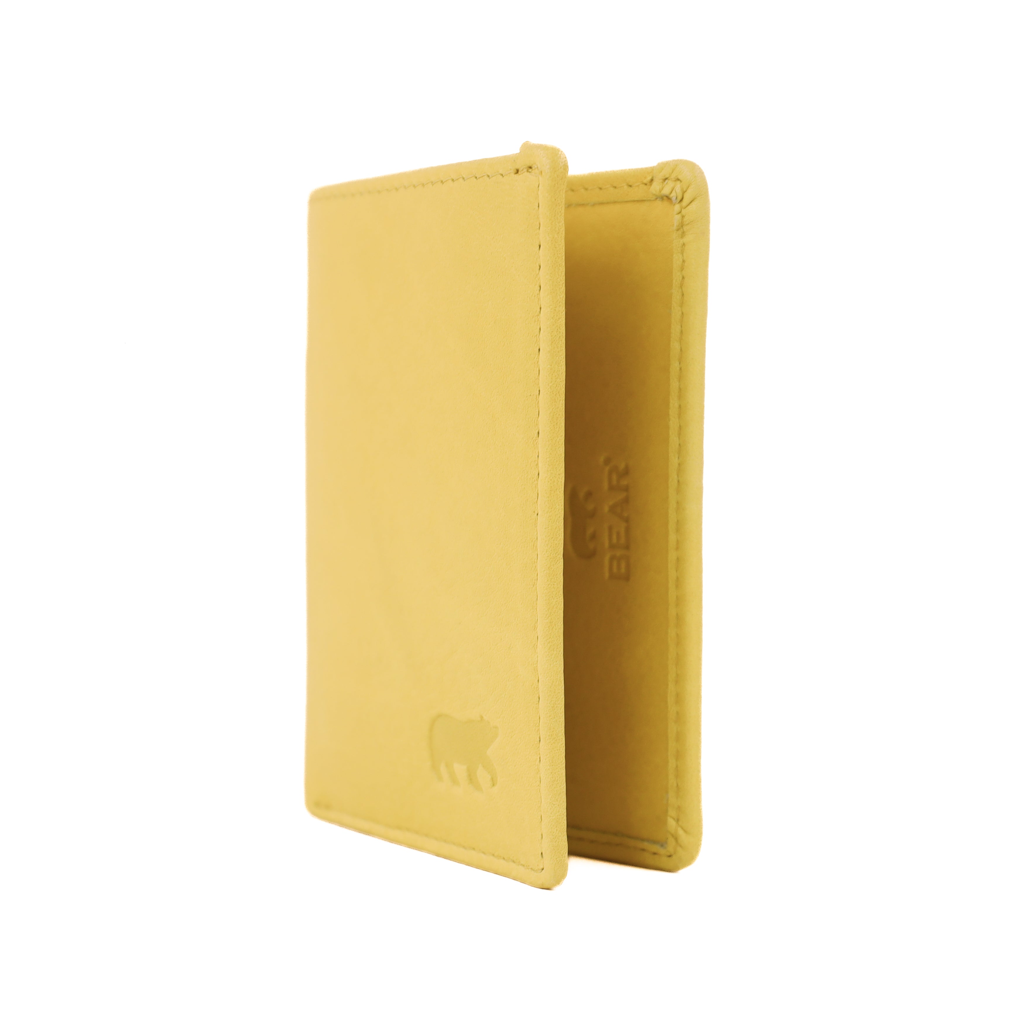 RFID Pasjeshouder met briefgeldvak 'Cas' butter yellow