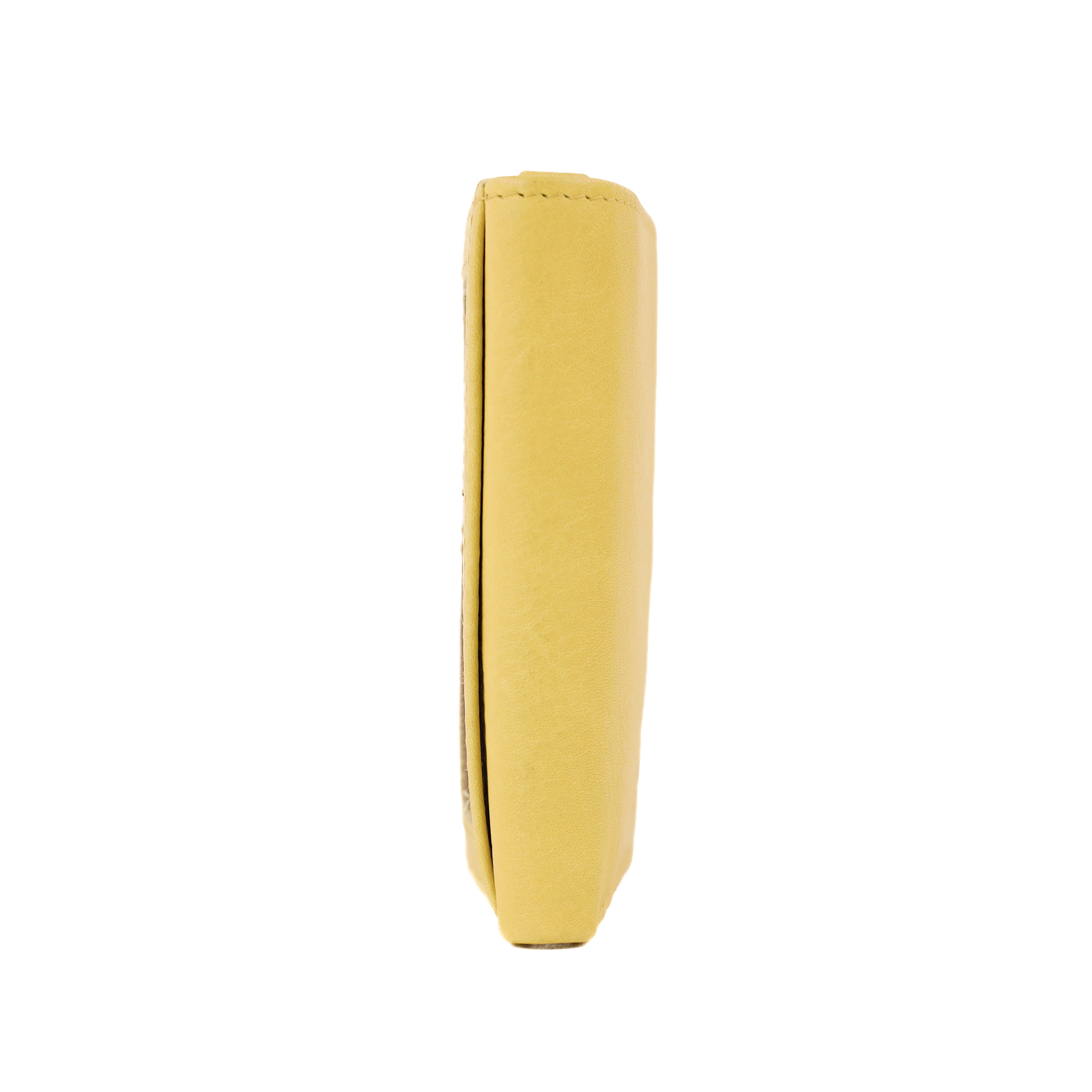 RFID Pasjeshouder met briefgeldvak 'Cas' butter yellow