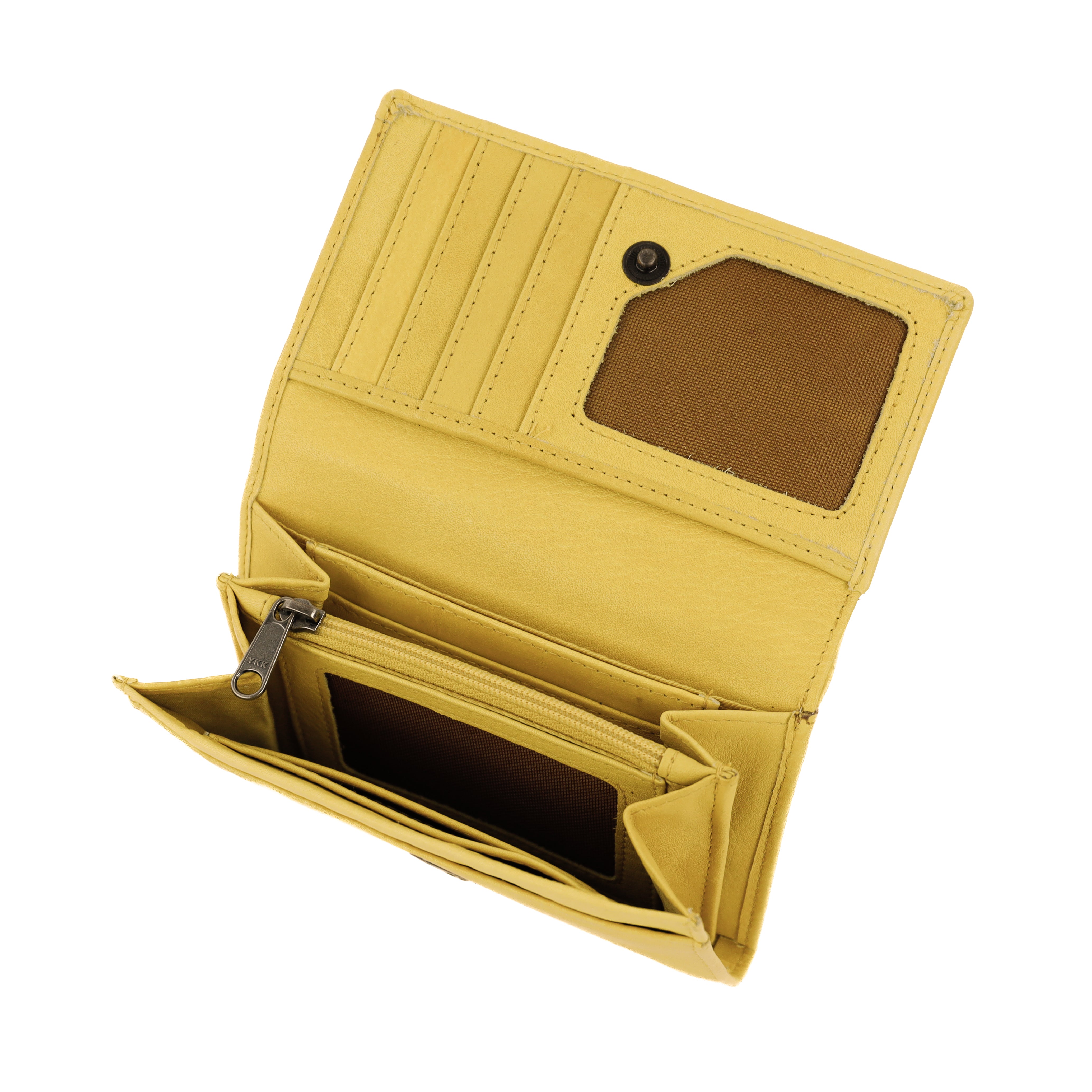 RFID Overslag portemonnee 'Sweety' butter yellow