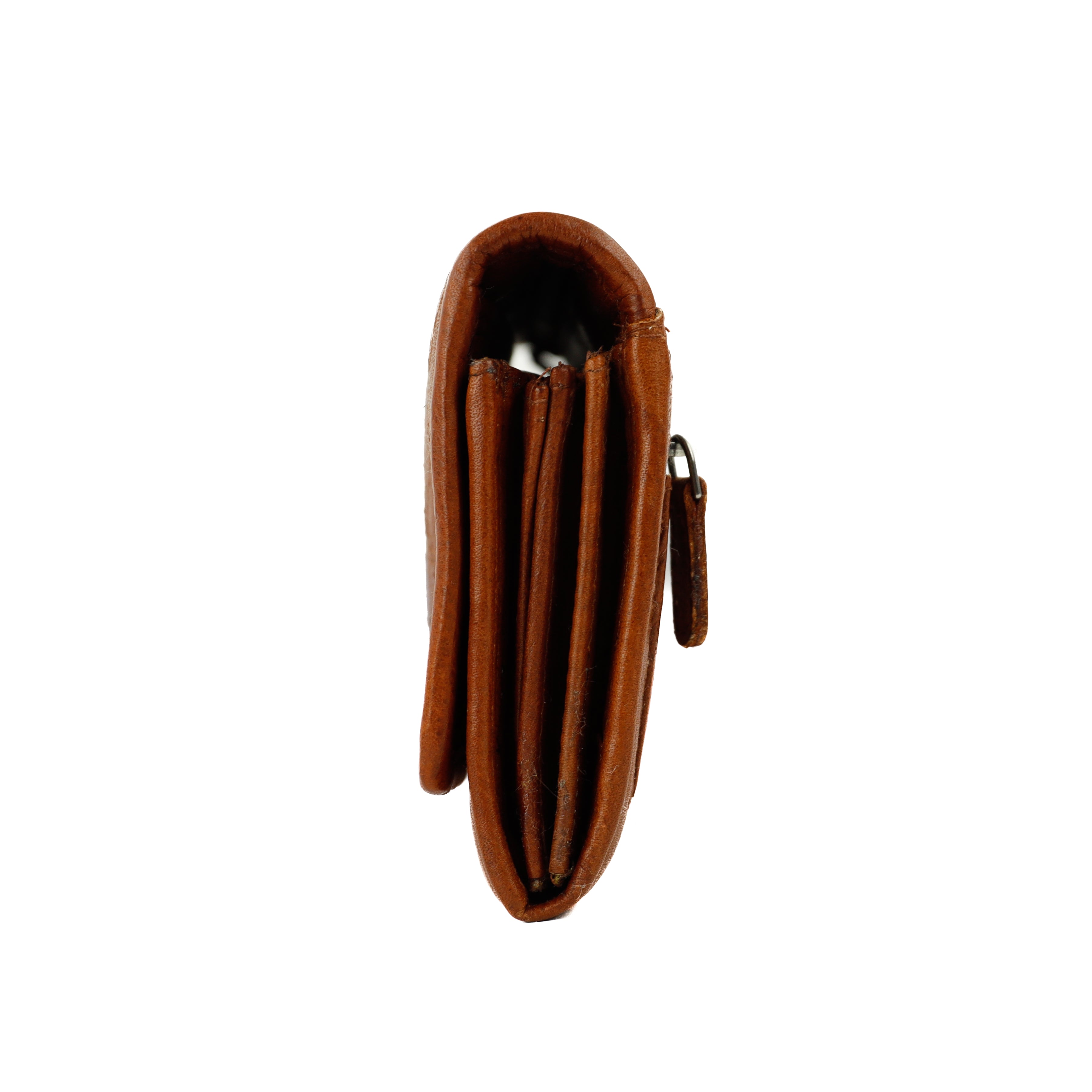 RFID Overslag portemonnee 'Beatriz' cognac