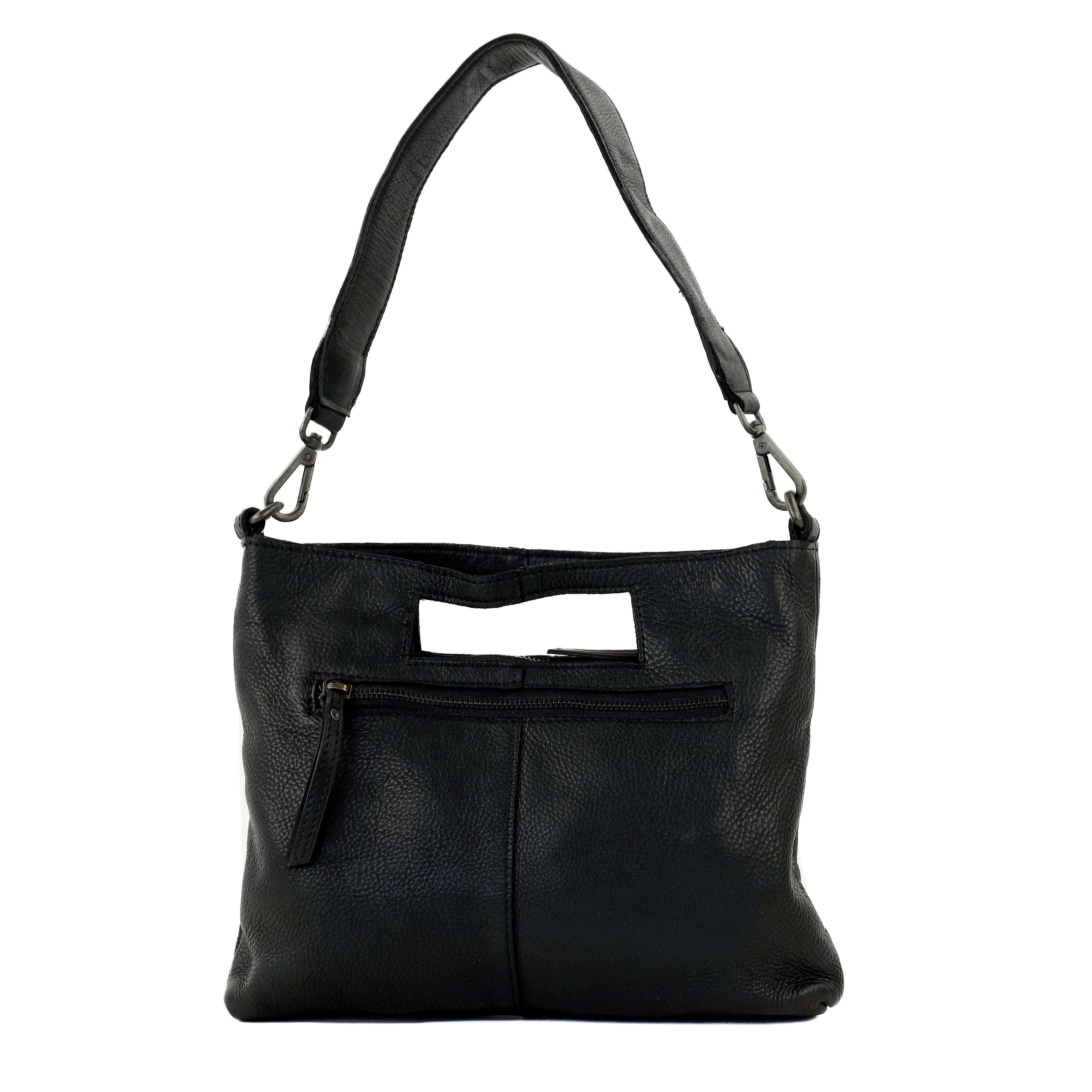 Clutch/shoulder bag 'Feline' black