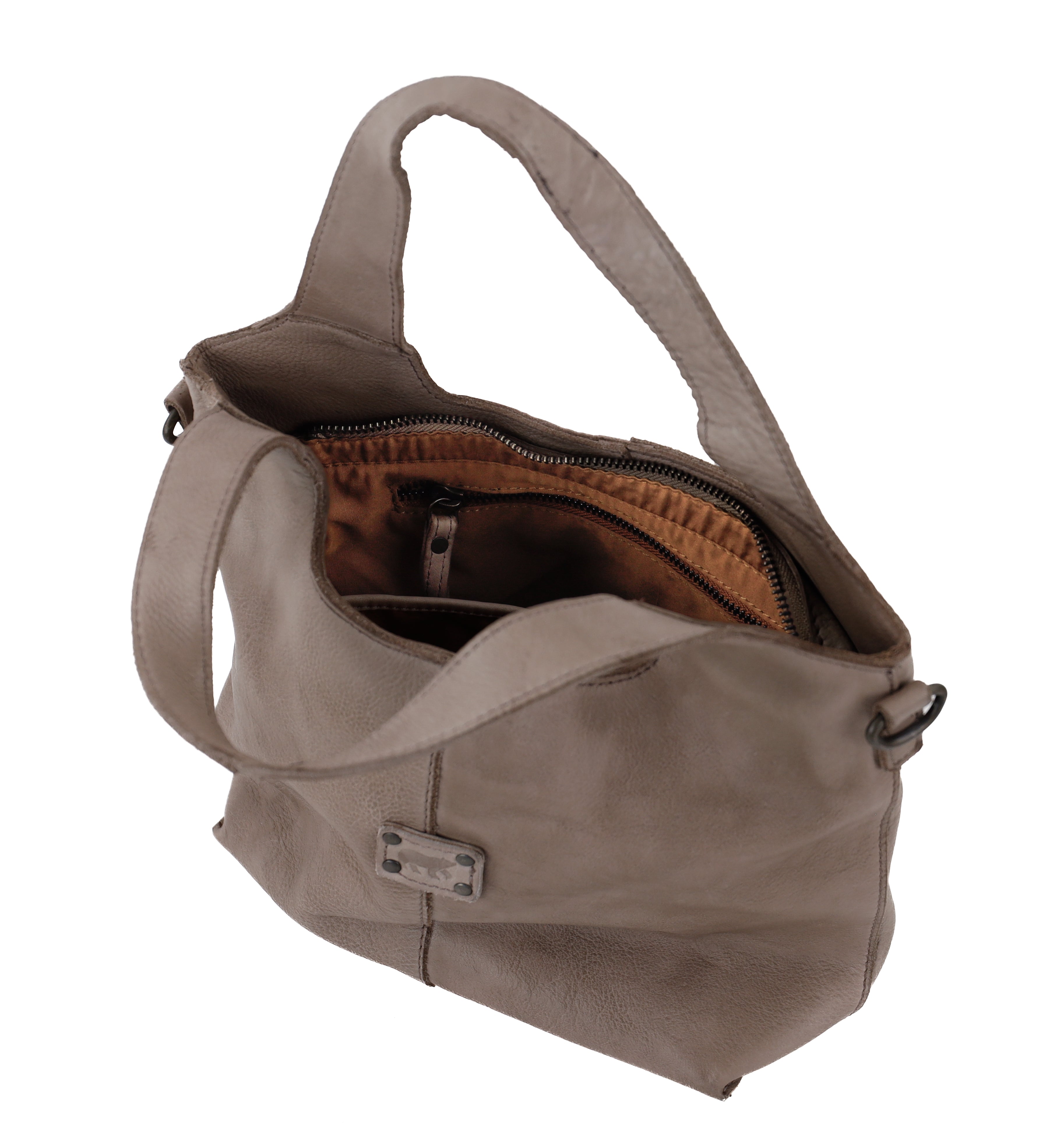 Hand/shoulder bag 'Maxime' taupe