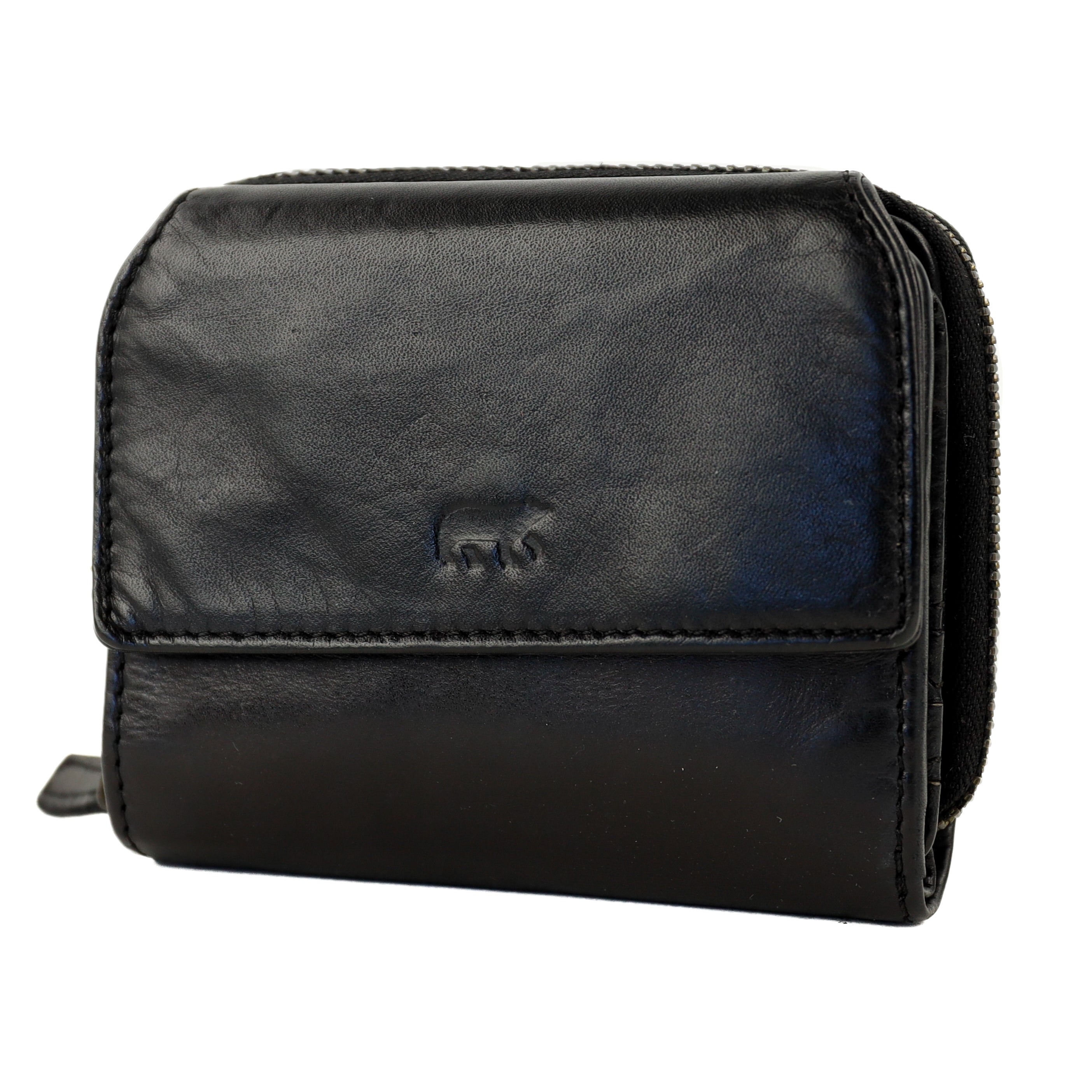 RFID Zipper wallet 'Britt' black