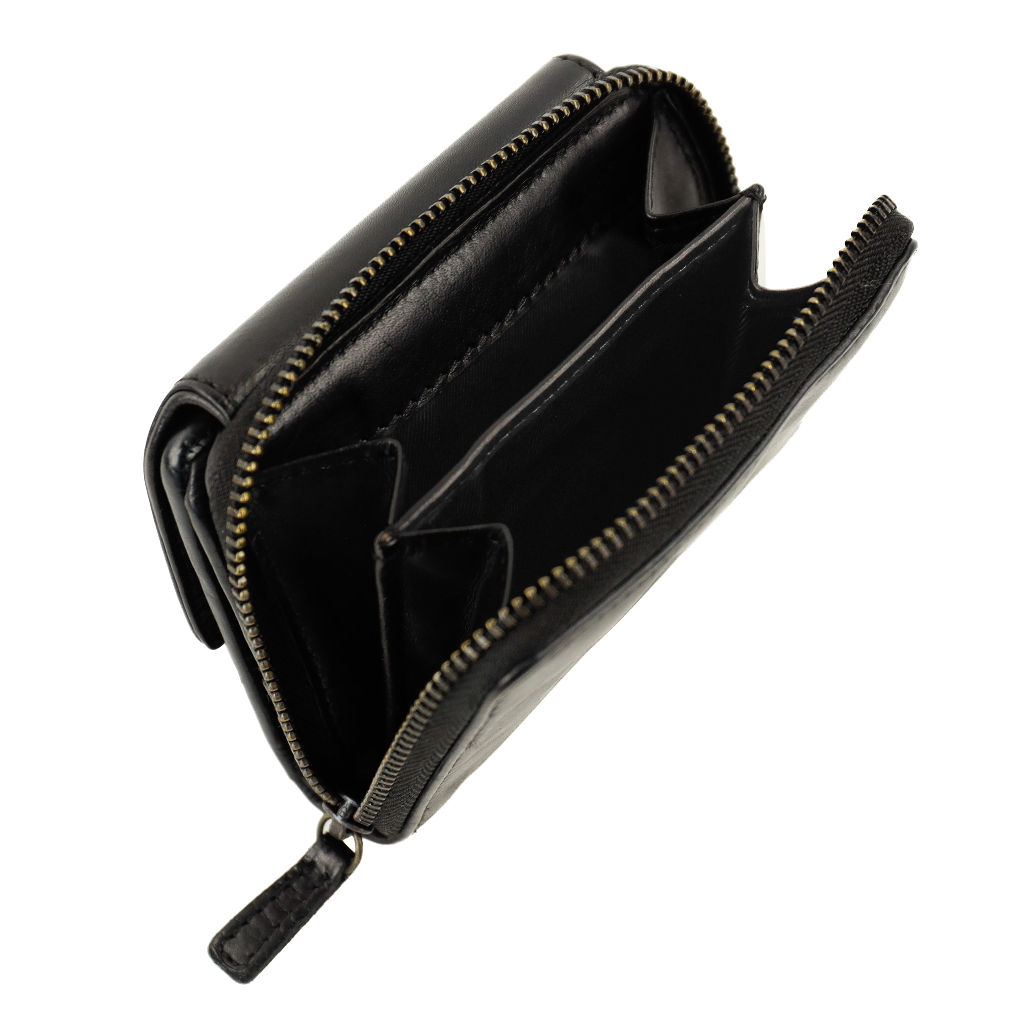 RFID Zipper wallet 'Britt' black