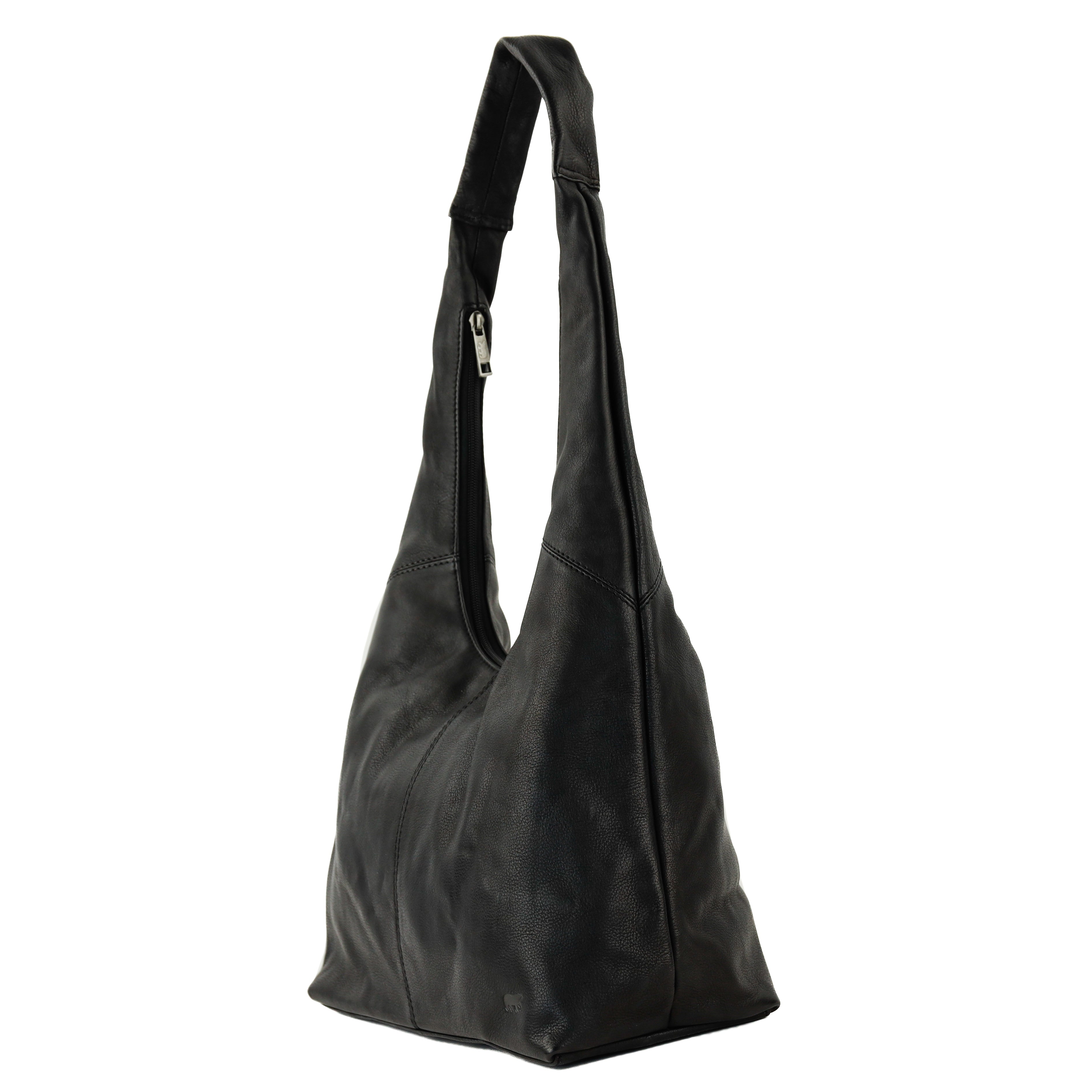 Shopper/buideltas 'Pauline' zwart