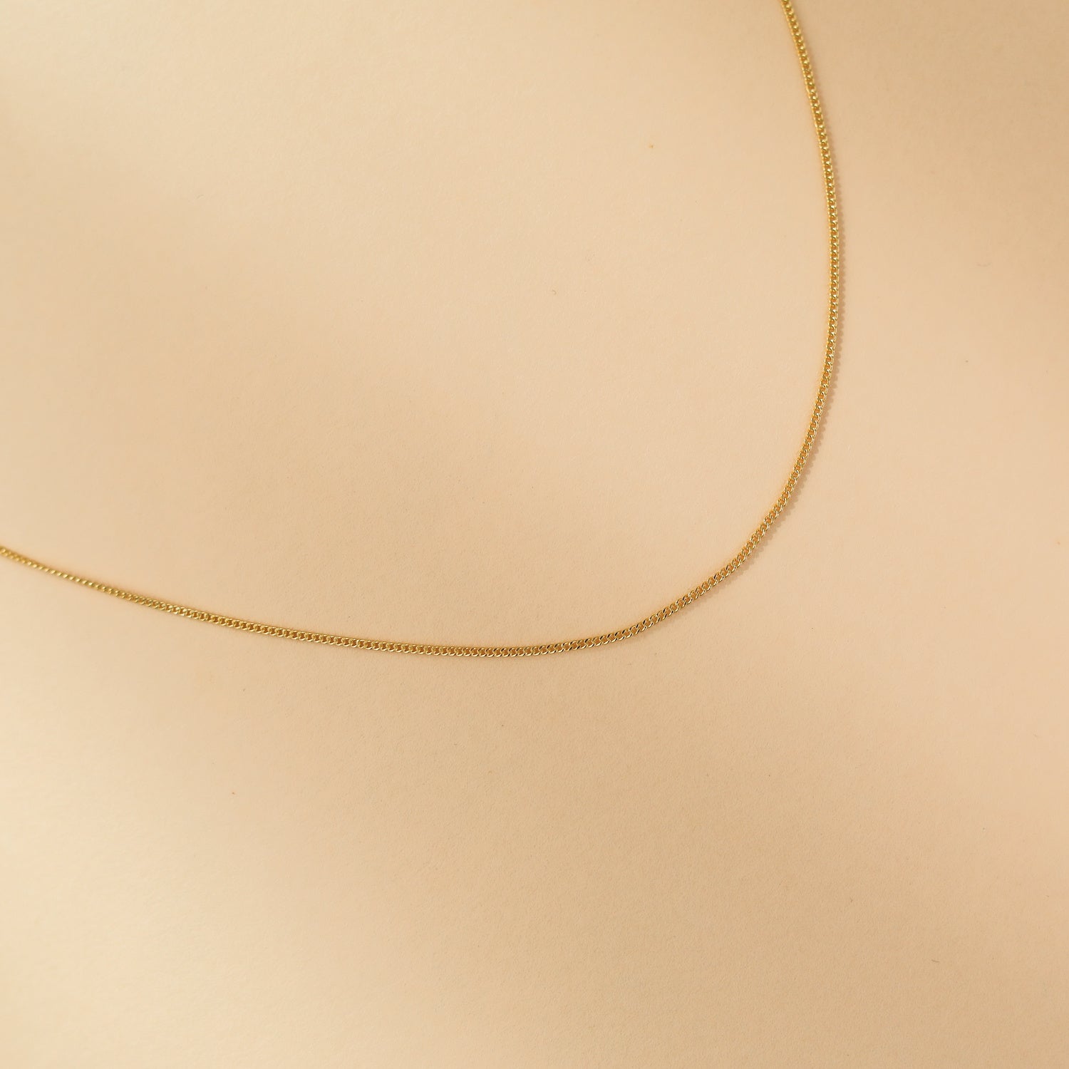 Gold Chain 14 carat | 1.1 mm gourmet link