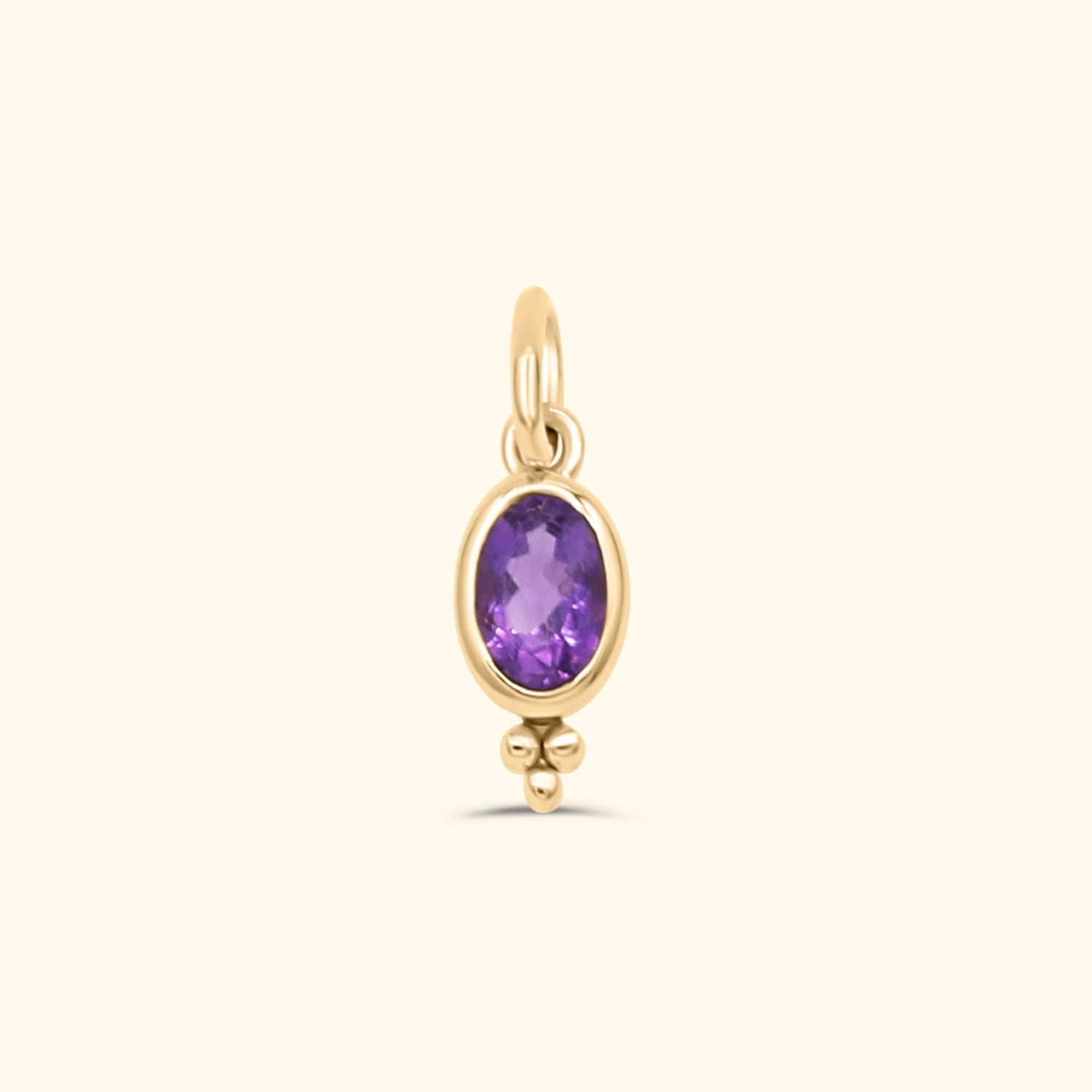 Birthstone Hanger | Gold plated brass