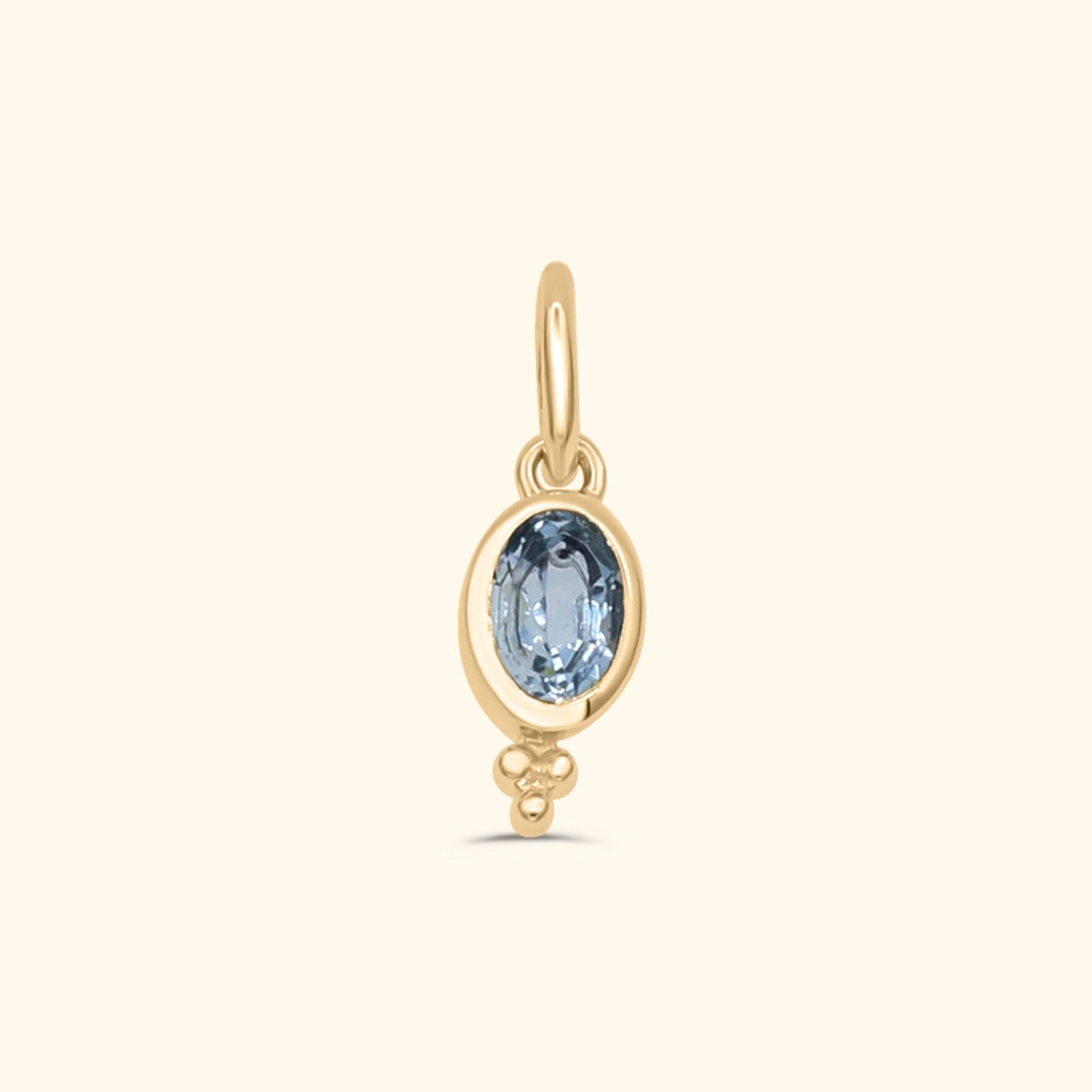 Birthstone Ketting | Gold plated brass