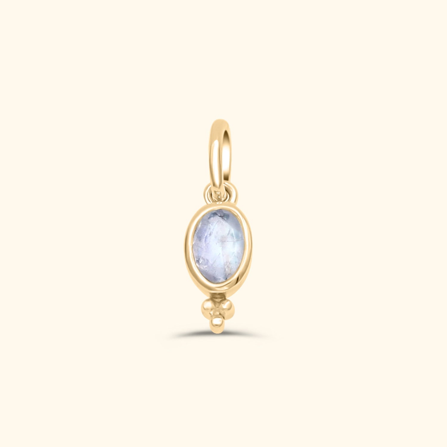 Birthstone Hanger | Gold plated brass
