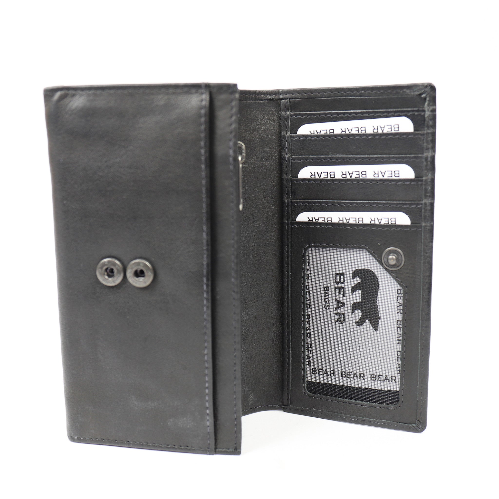 Overslag portemonnee 'Sweety' XL zwart - CP 6041