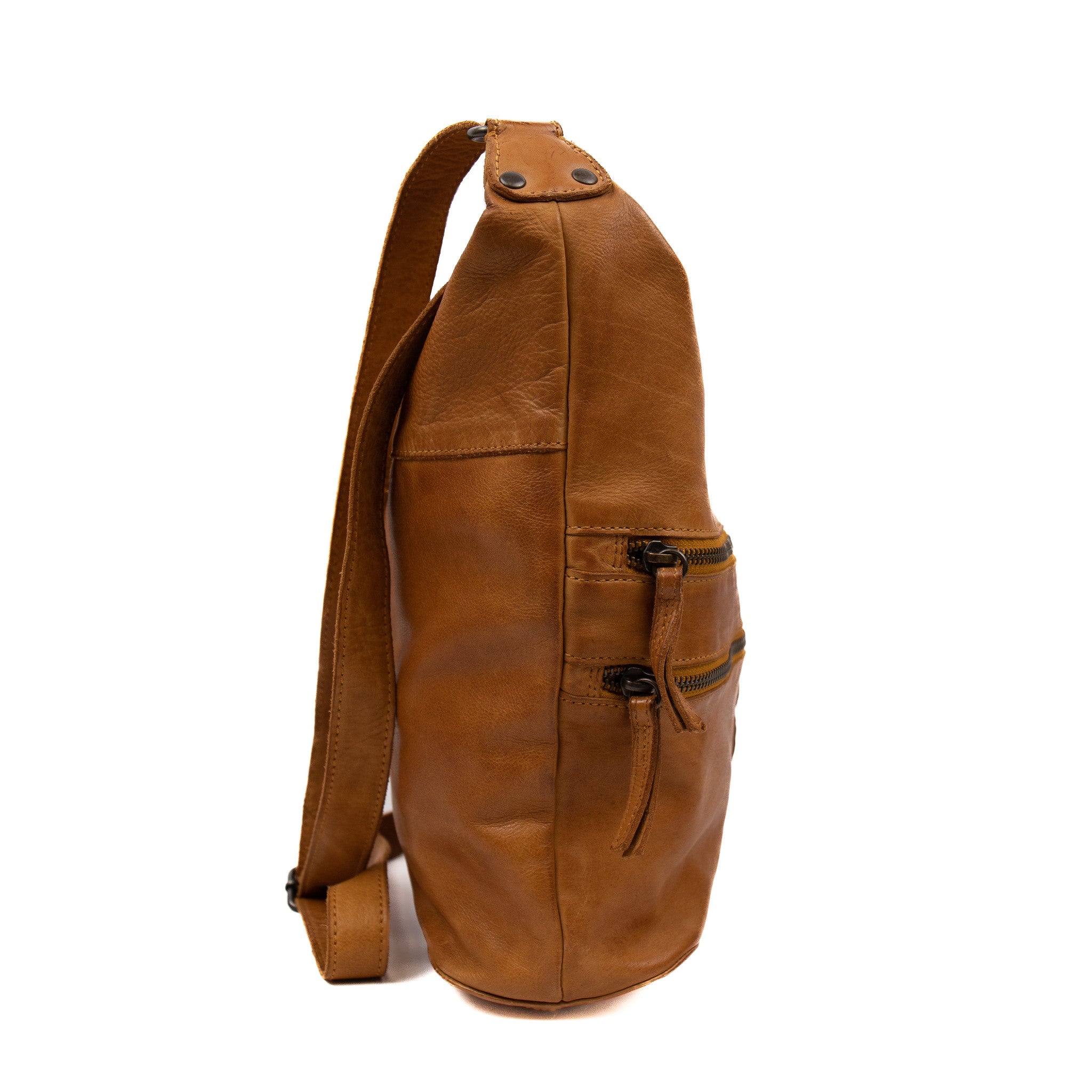 Schoudertas 'Frieda' geel