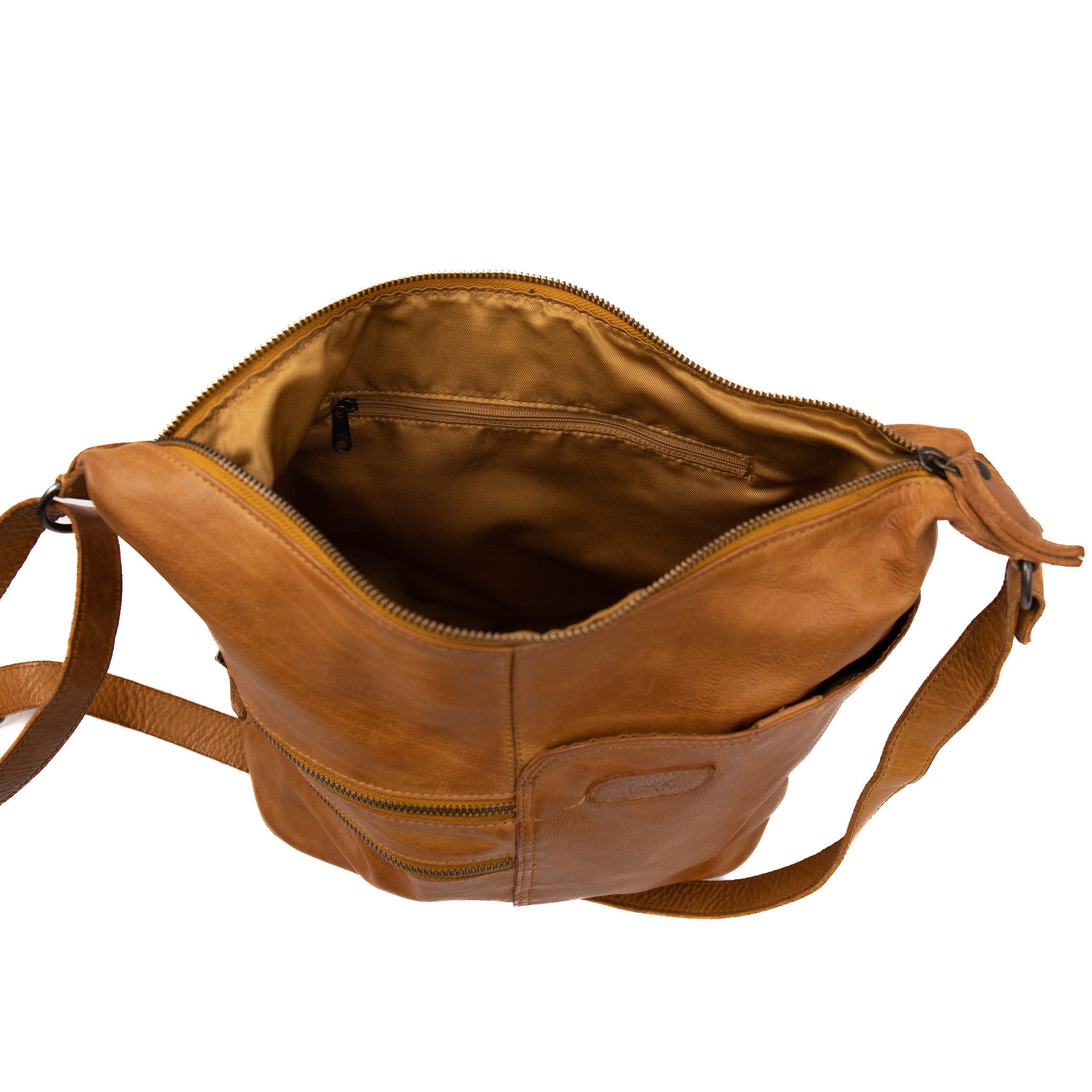 Schoudertas 'Frieda' geel