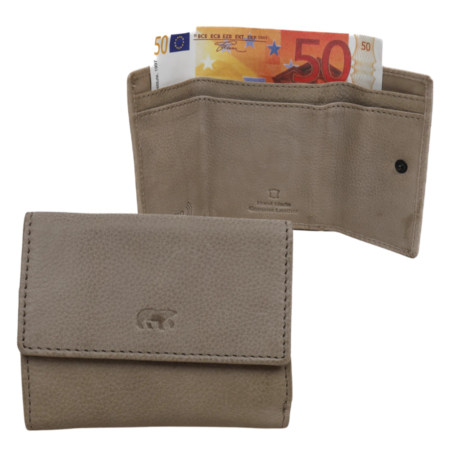 Wallet 'Jolie' silver mink