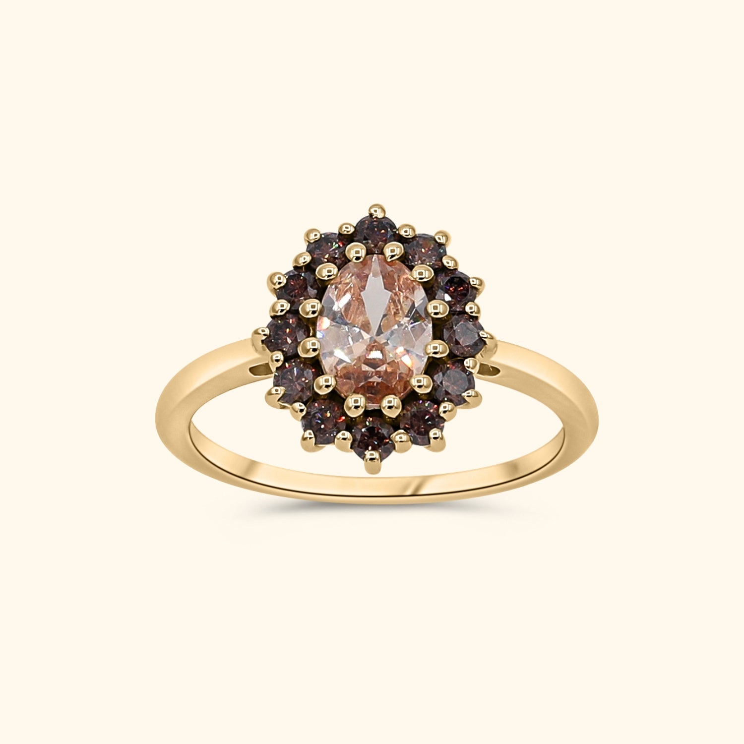 Lady Diana Ring Brown