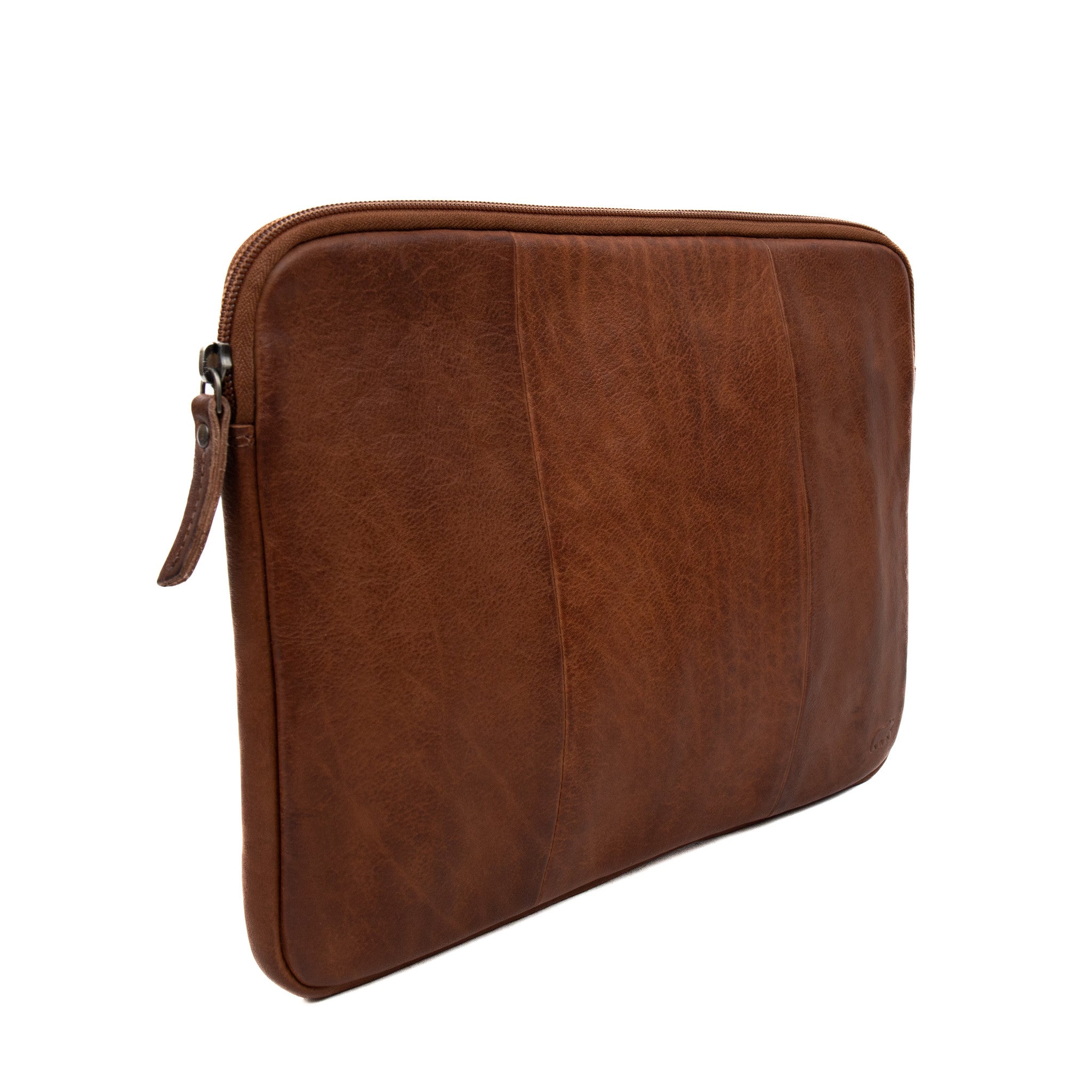 Laptop sleeve 'Marty' M cognac - CP 2078