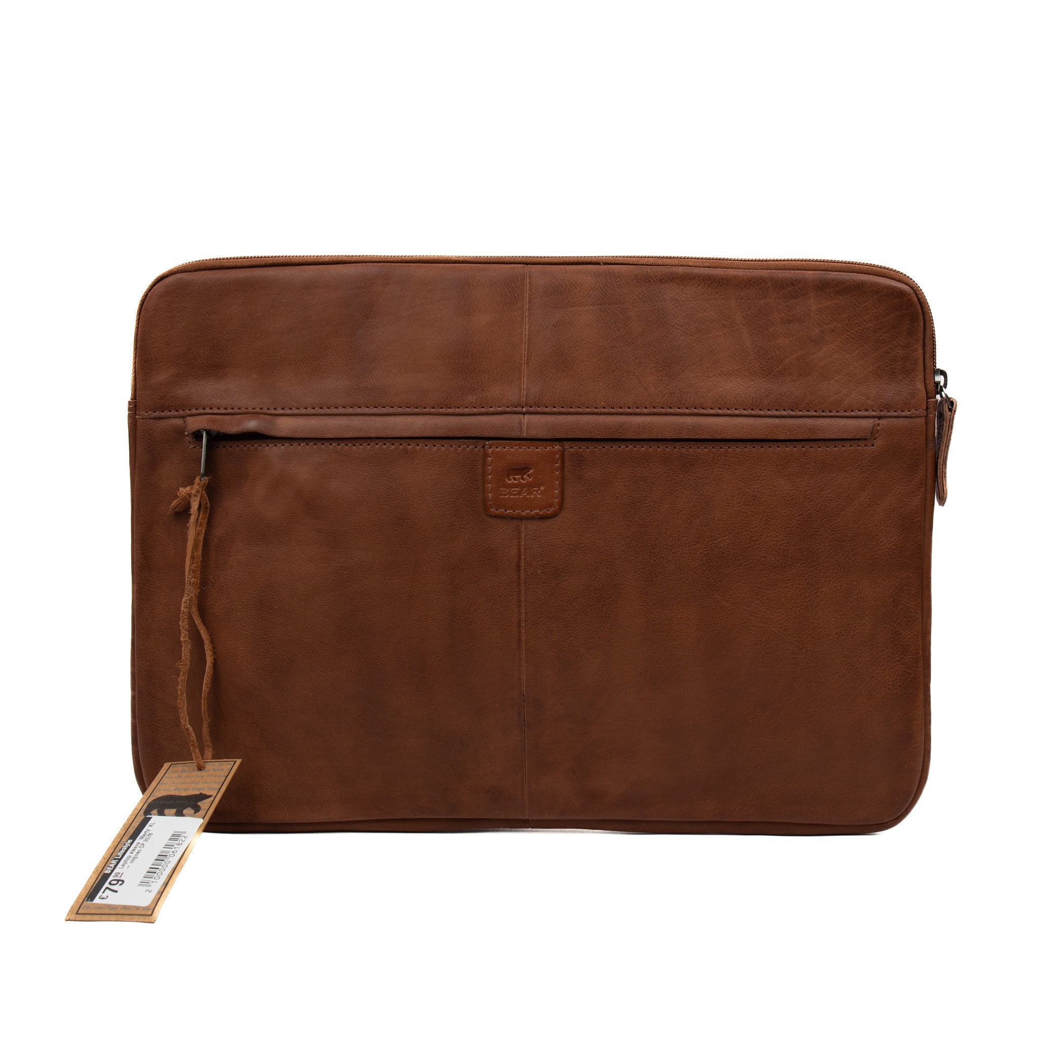 Laptop sleeve 'Marty' XL cognac - CP 2078