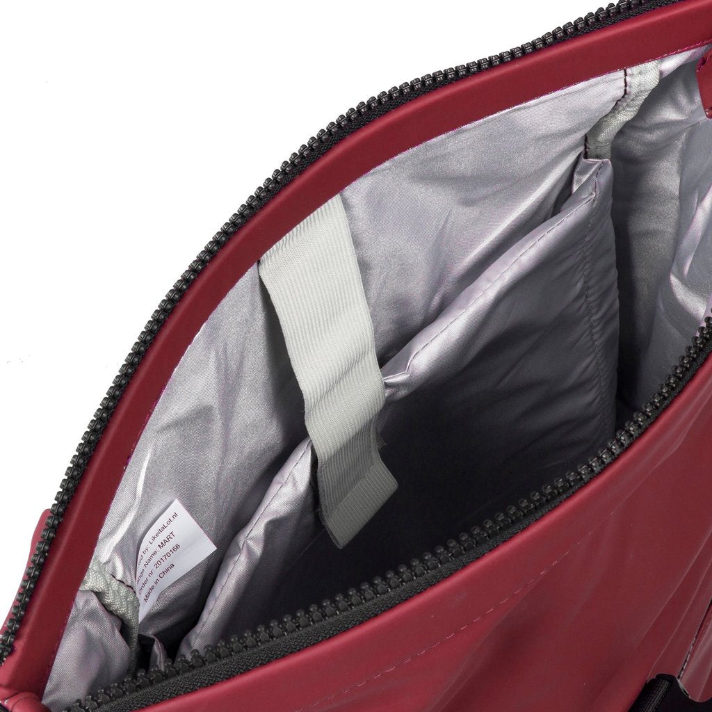 Water repellent backpack 'Mart' 16L - Burgundy