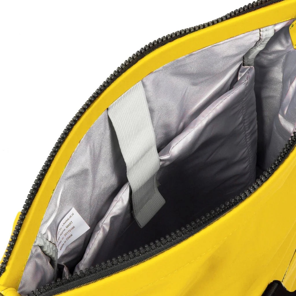 Water-repellent backpack 'Mart' yellow 16L